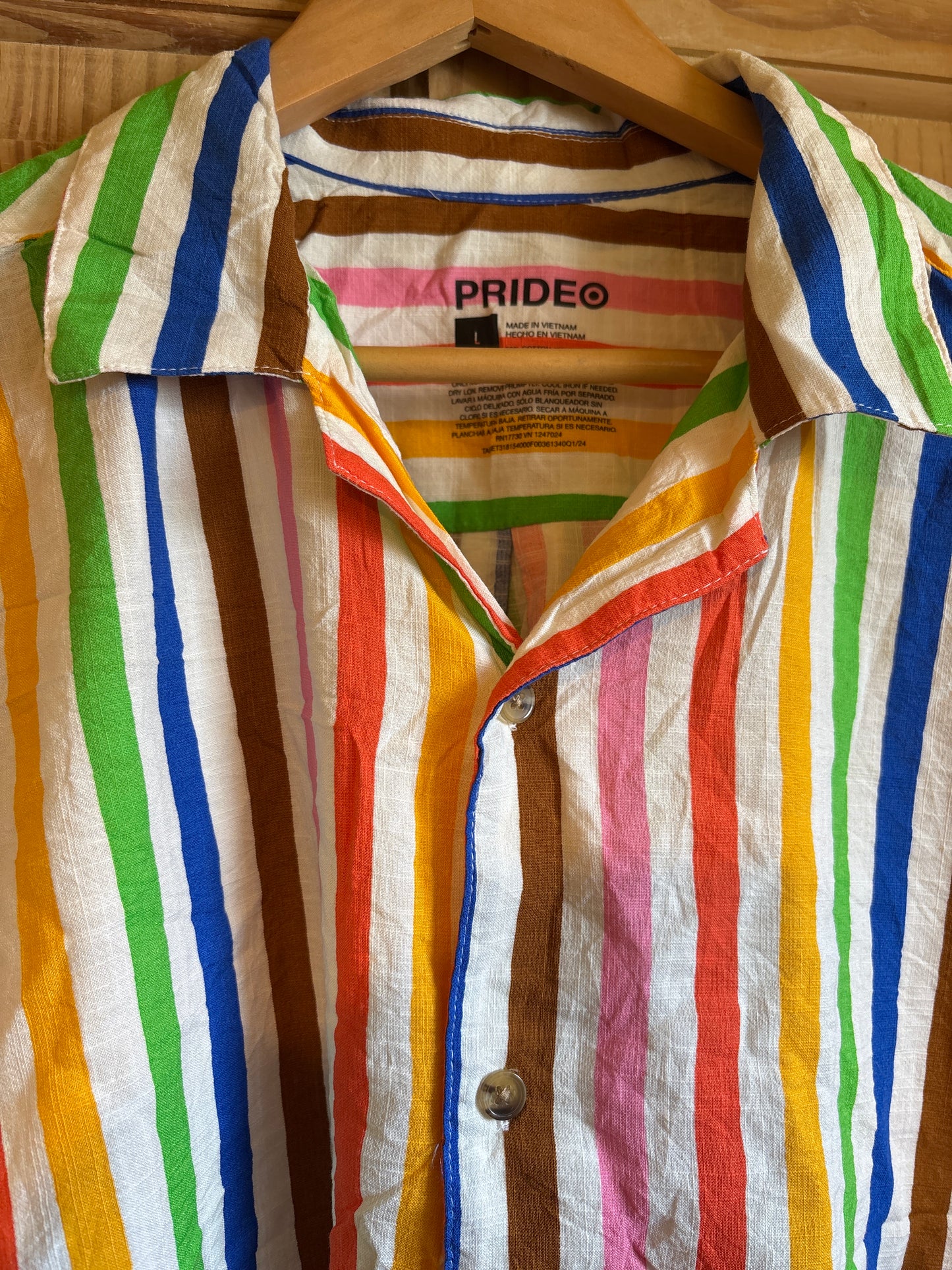 Pre Worn large pride Hawaiian the striped king