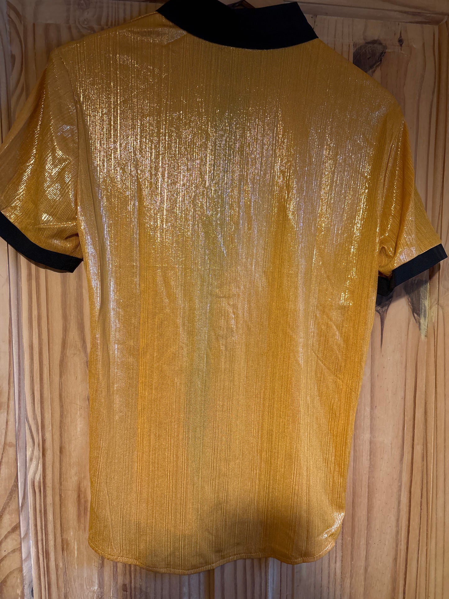 (Copy) Purple party sequin see through shite original party Shirt medium