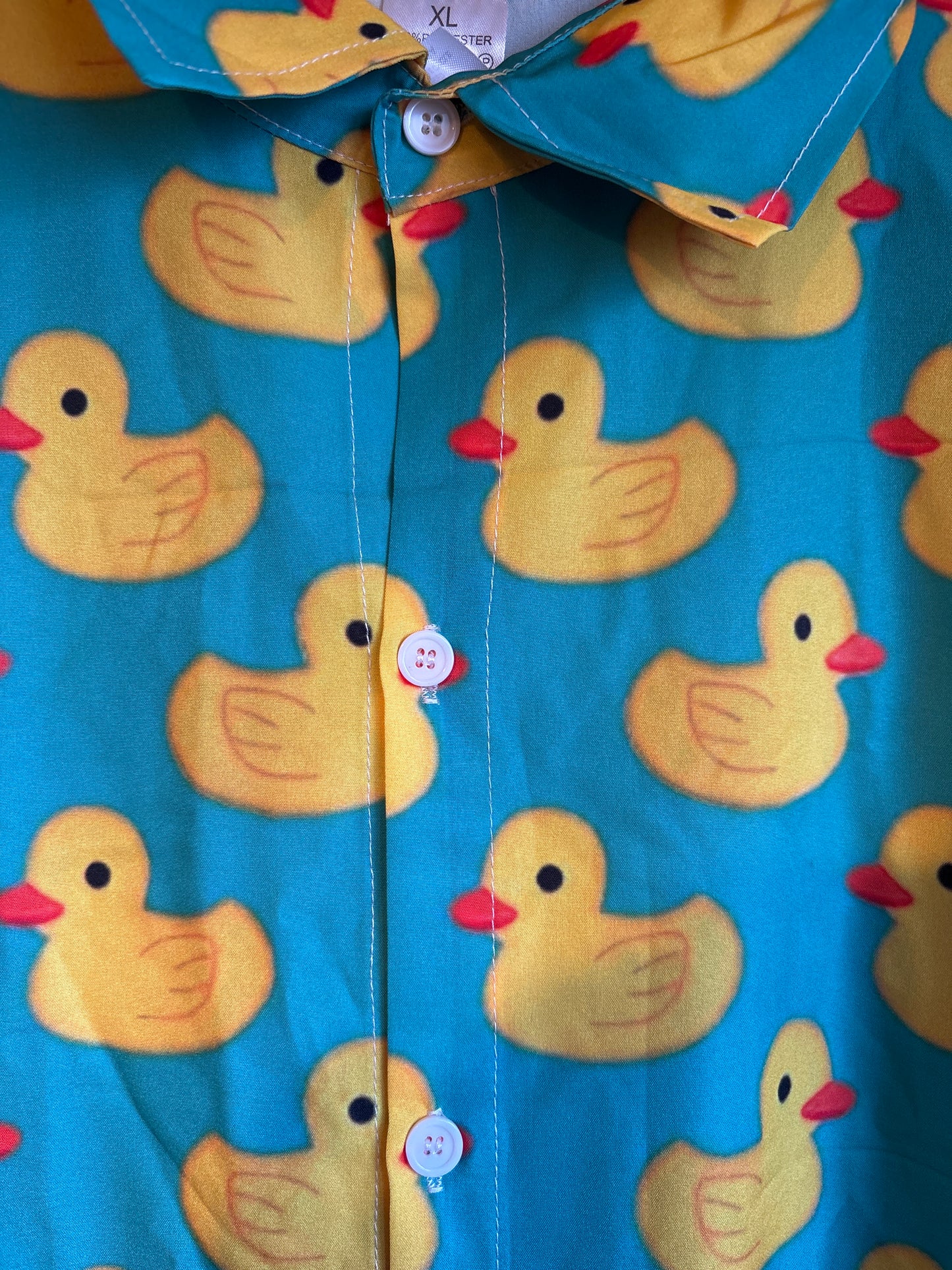Quackers bath time duck shite Hawaiian Shirt XL