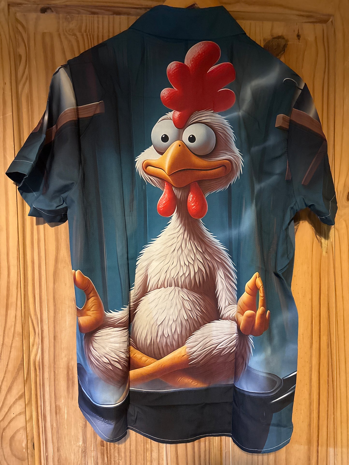 Qui de la poule ou de l'œuf était là le premier ? Chemise hawaïenne de merde
