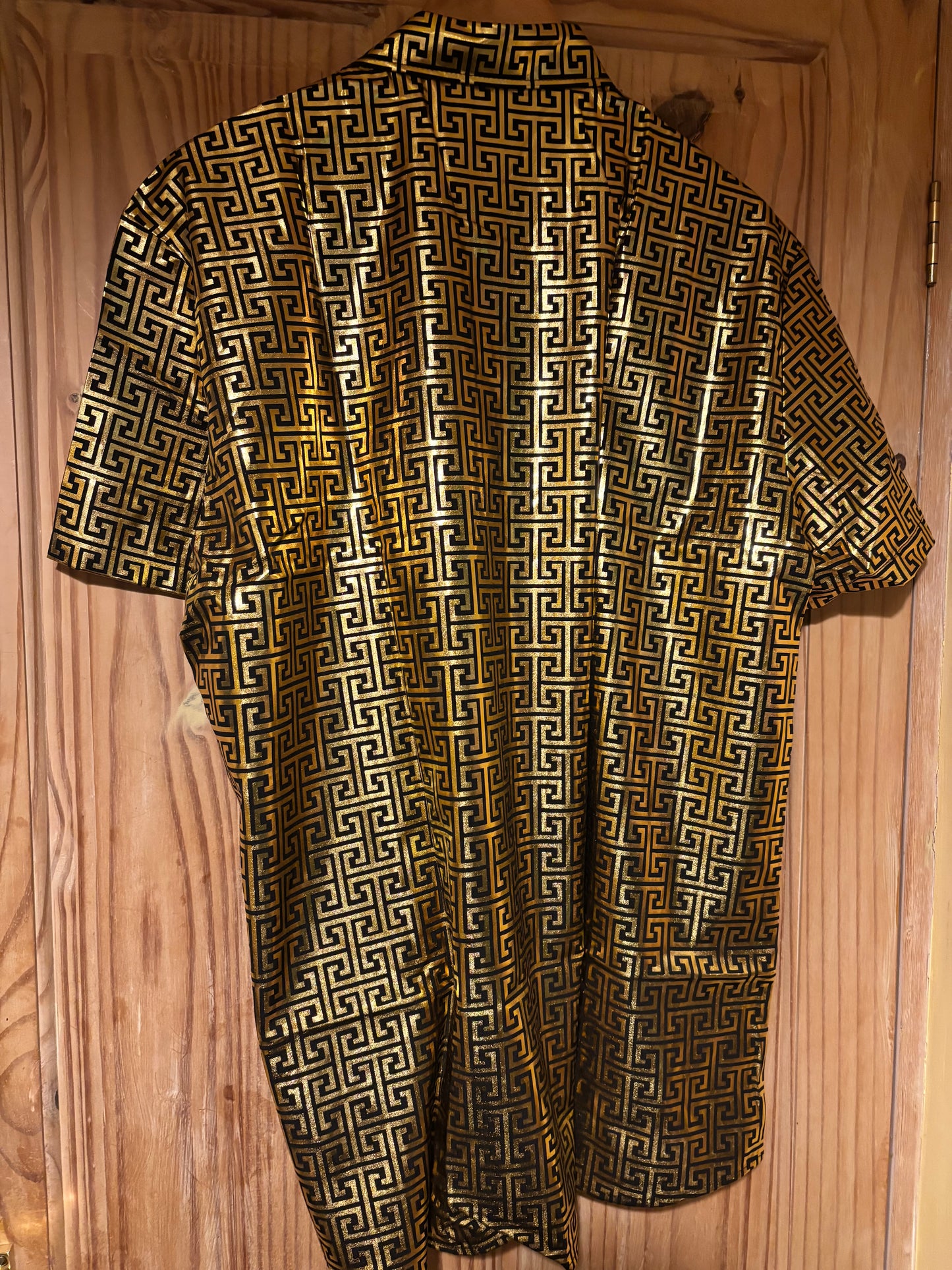 Gold finger shiny shite original party Shirt Large