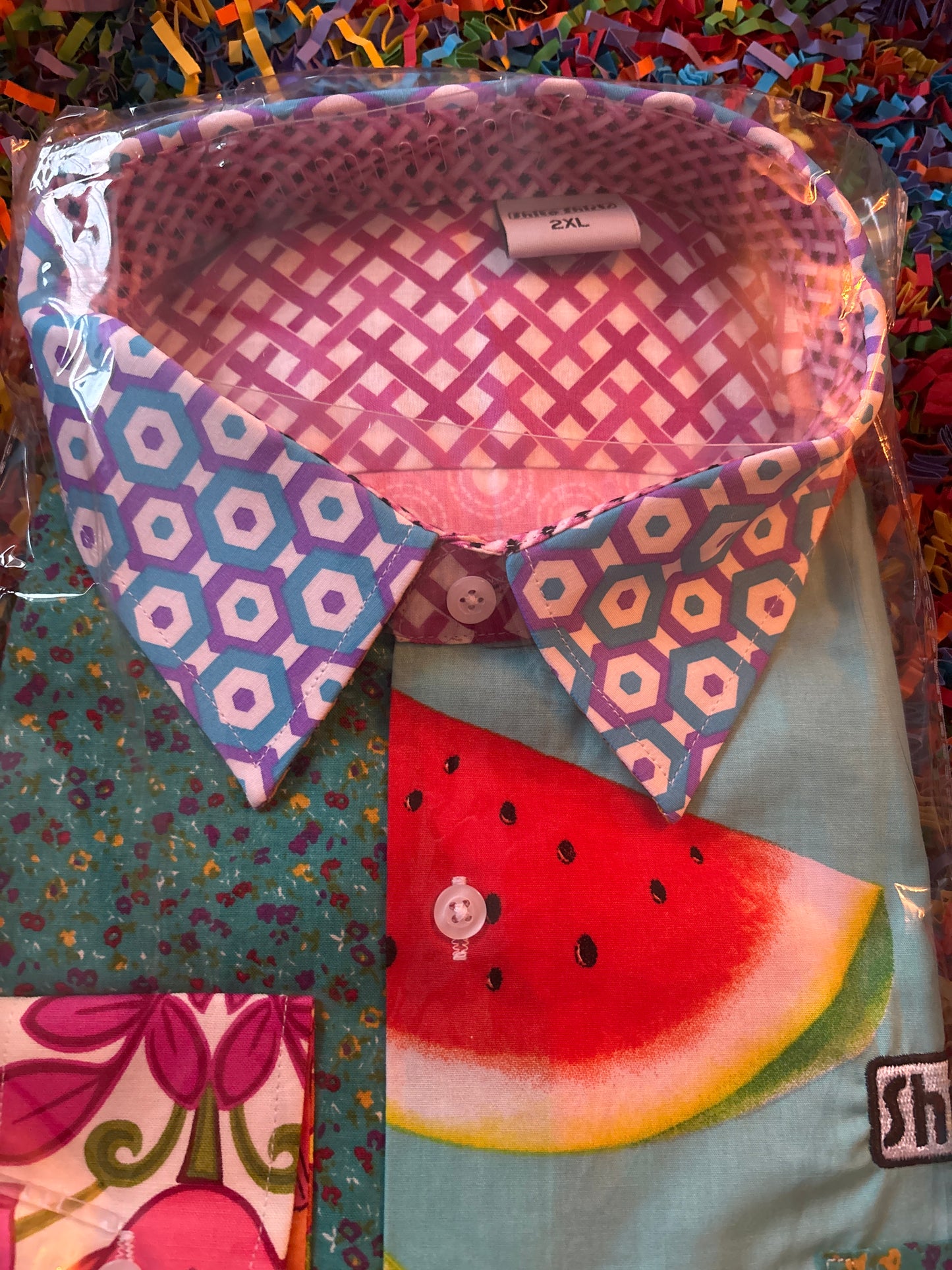Shite Shirts Shirt size 2XL watermelon 80s club Tropicana fun