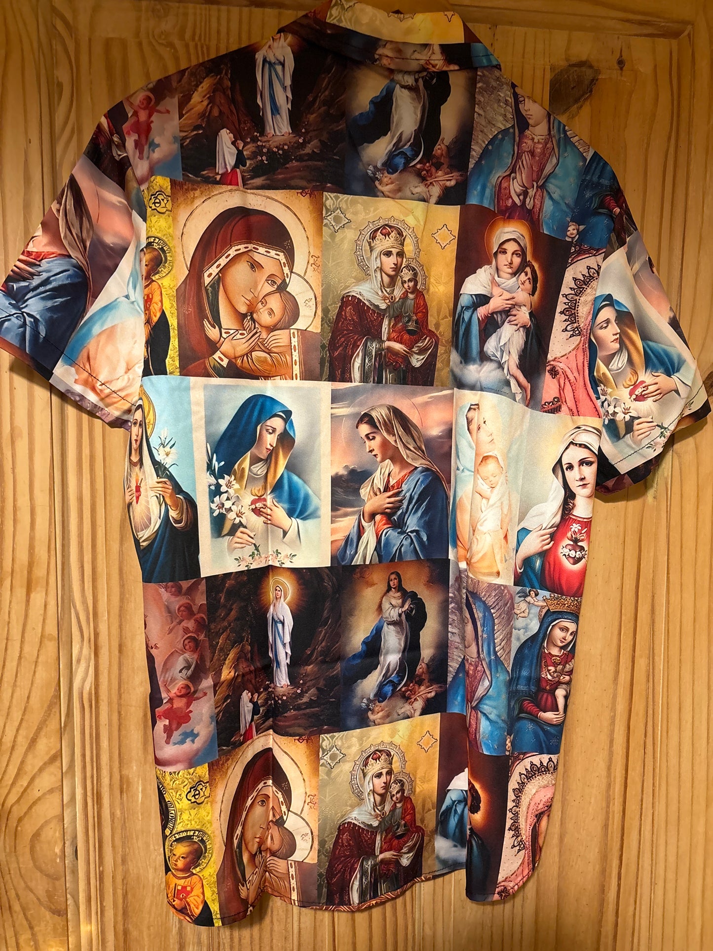 Holy mother of god religious shite Hawaiian Shirt