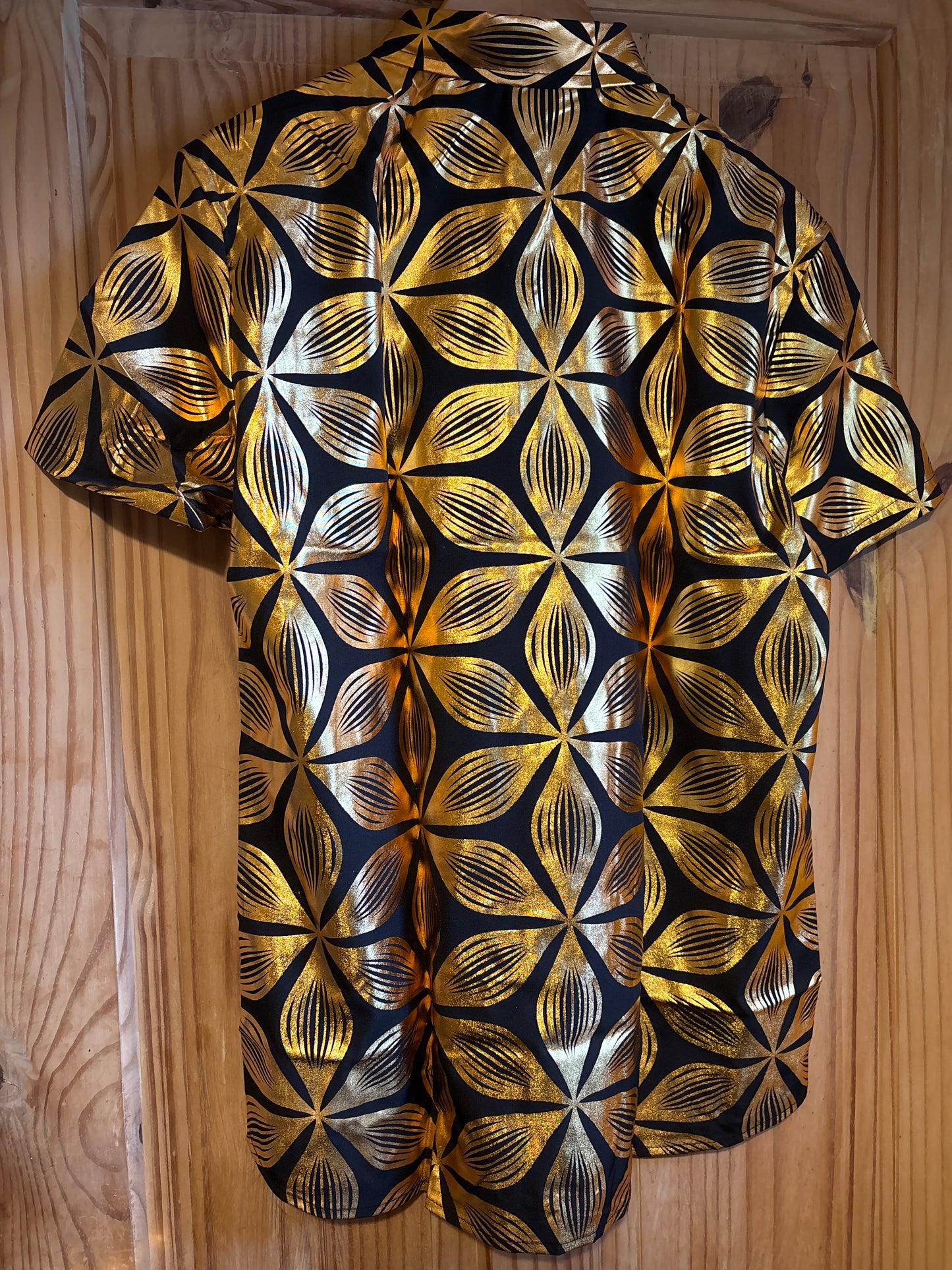 A touch of gold foil shite original party Shirt
