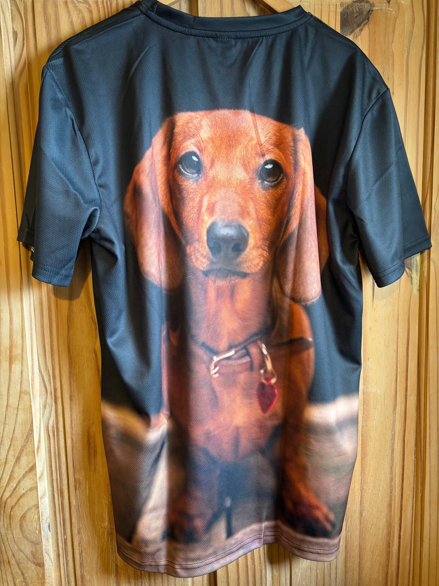 Anyone missing a small dog 3D shite t-Shirt