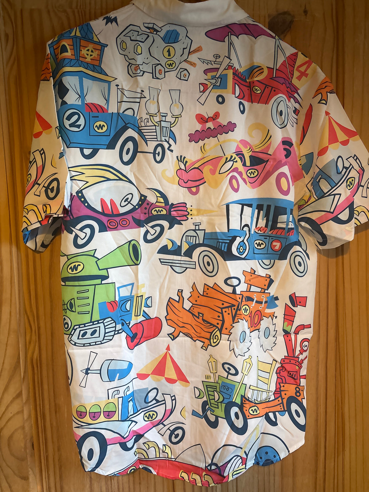 Wacky races choose my ride shite Hawaiian Shirt