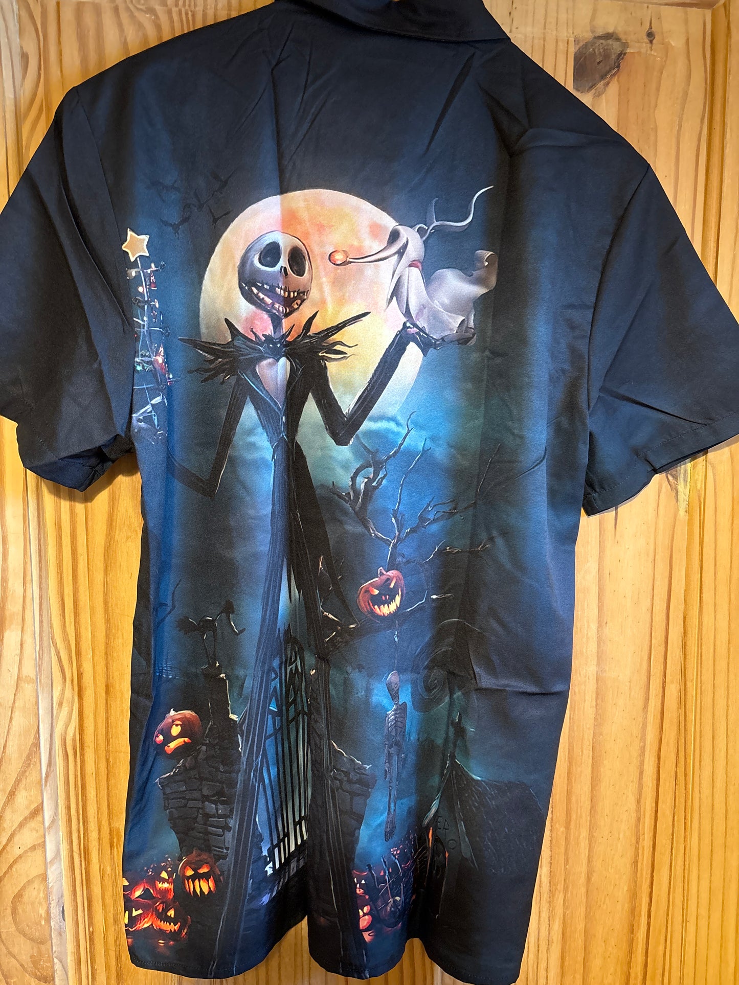 Chemise hawaïenne Halloween L'Étrange Noël de Monsieur Jack