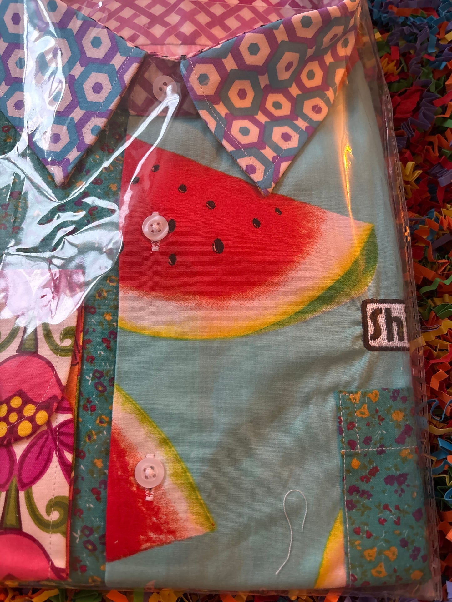 Shite Shirts Shirt size 2XL watermelon 80s club Tropicana fun