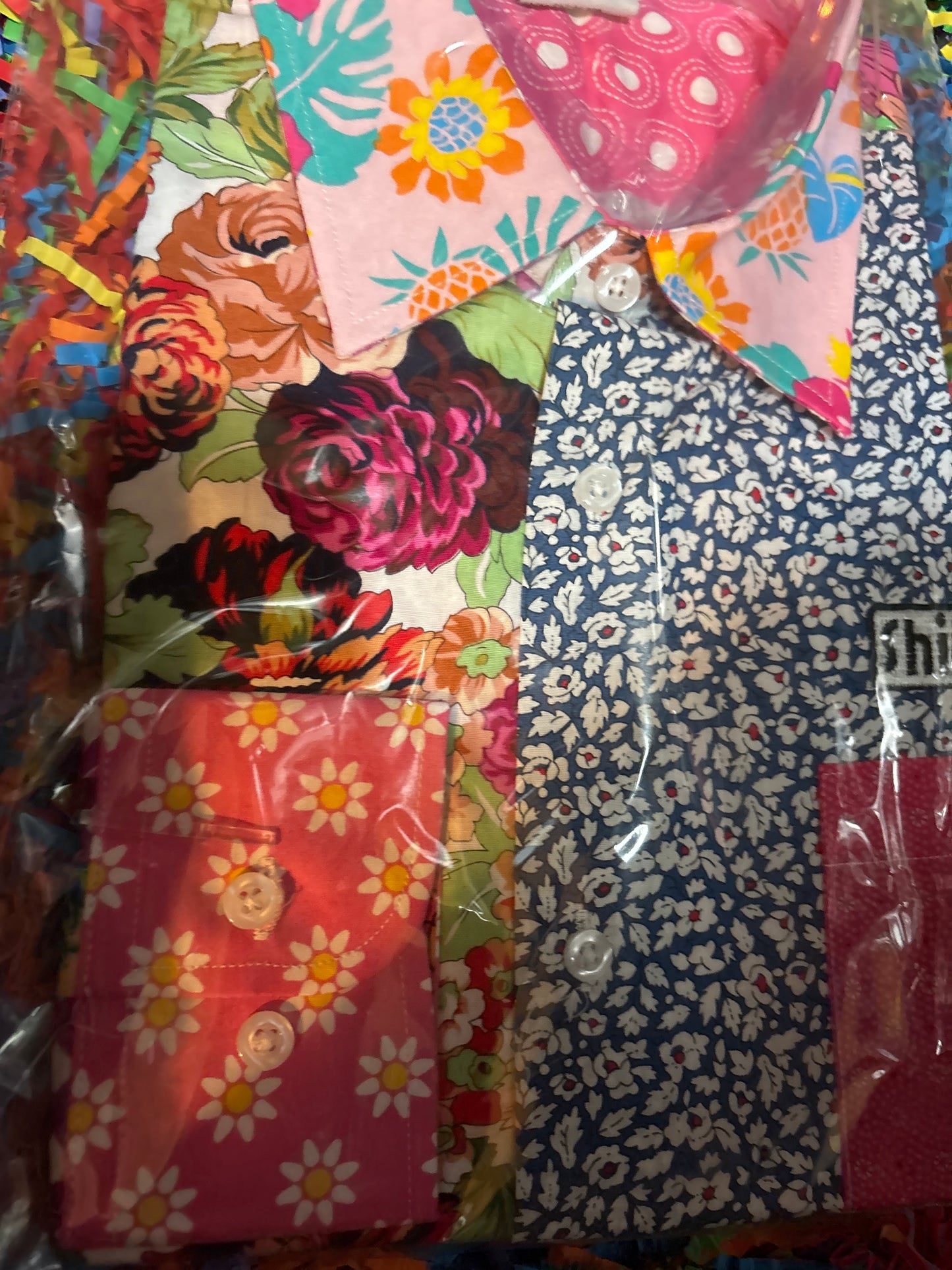 Chemises pourries à fleurs, style hippie, années 70, amusantes