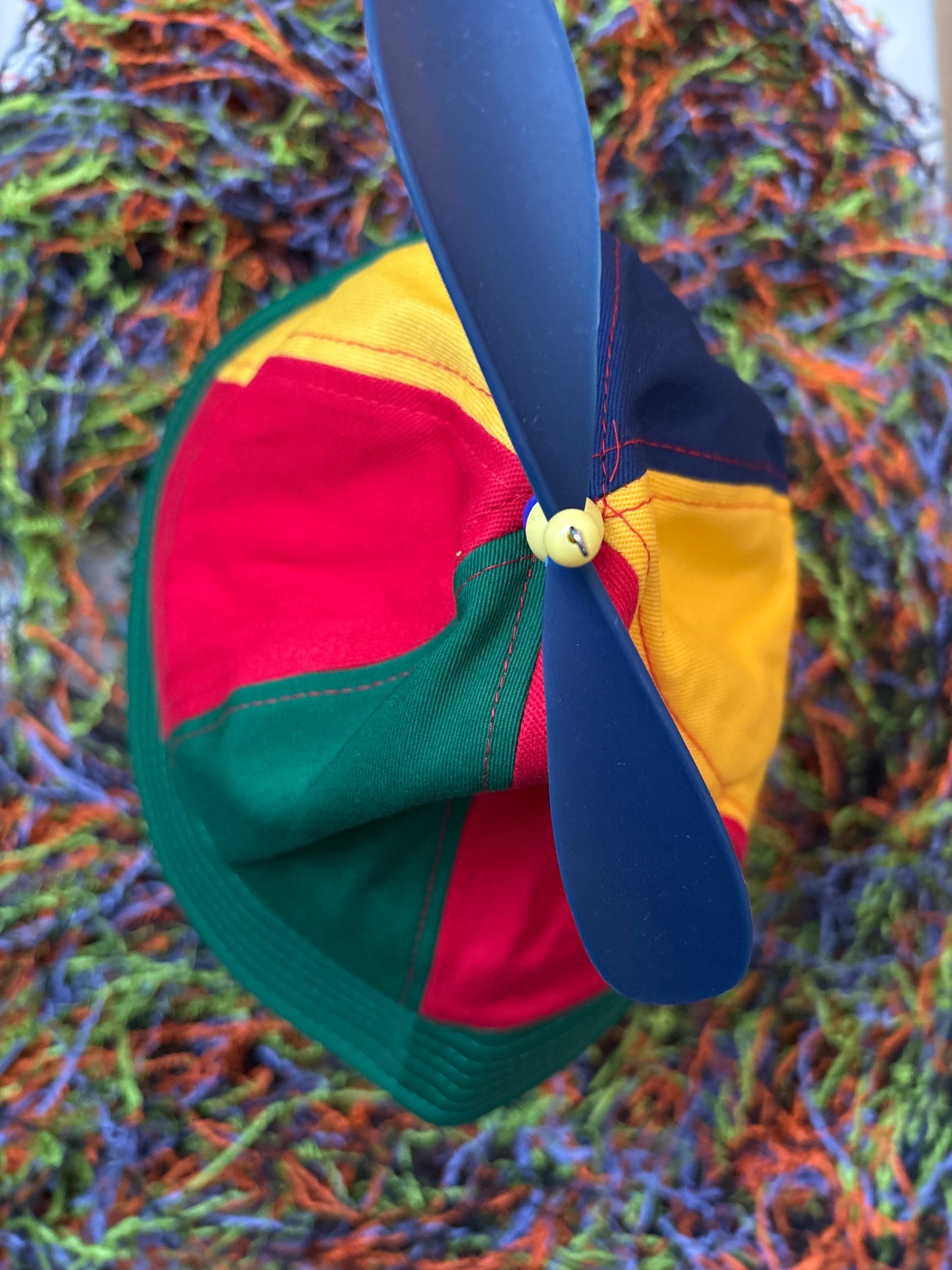 Lucky lucky man naff helicopter Hat one size