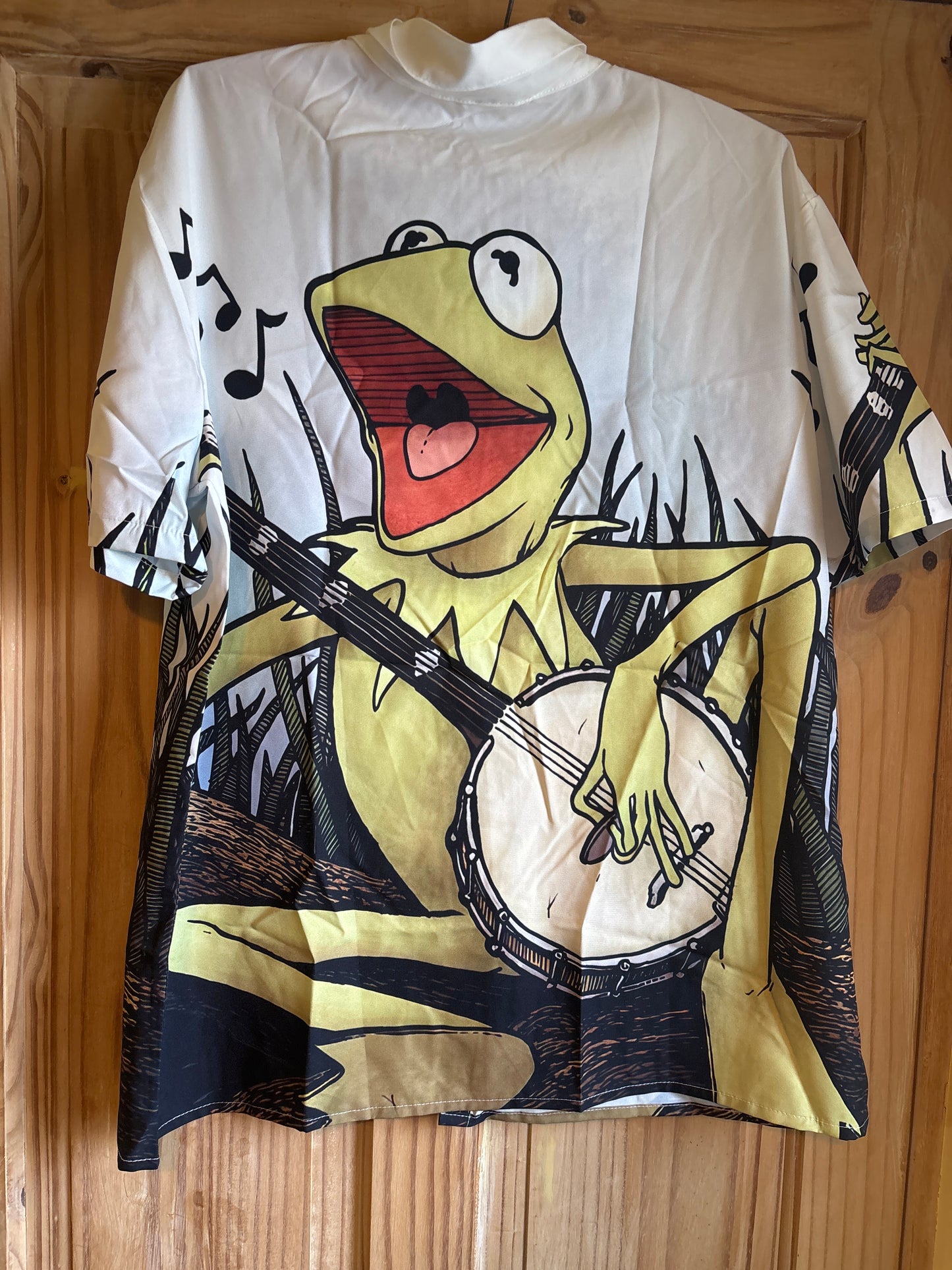 Kermit stars in the new deliverance film Hawaiian Shirt
