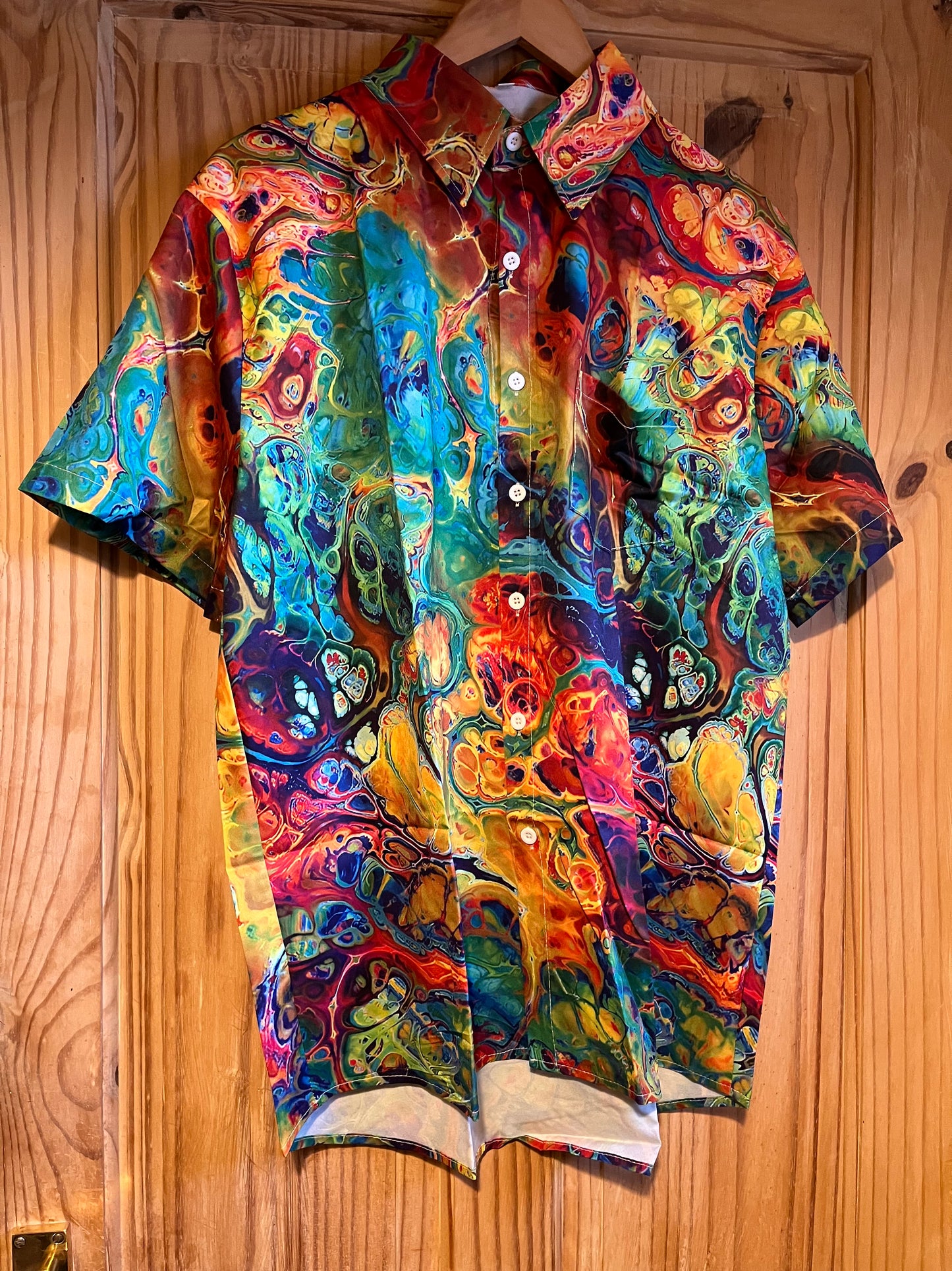 La plus grande merde de gribouillage du monde Hawaiian Shirt
