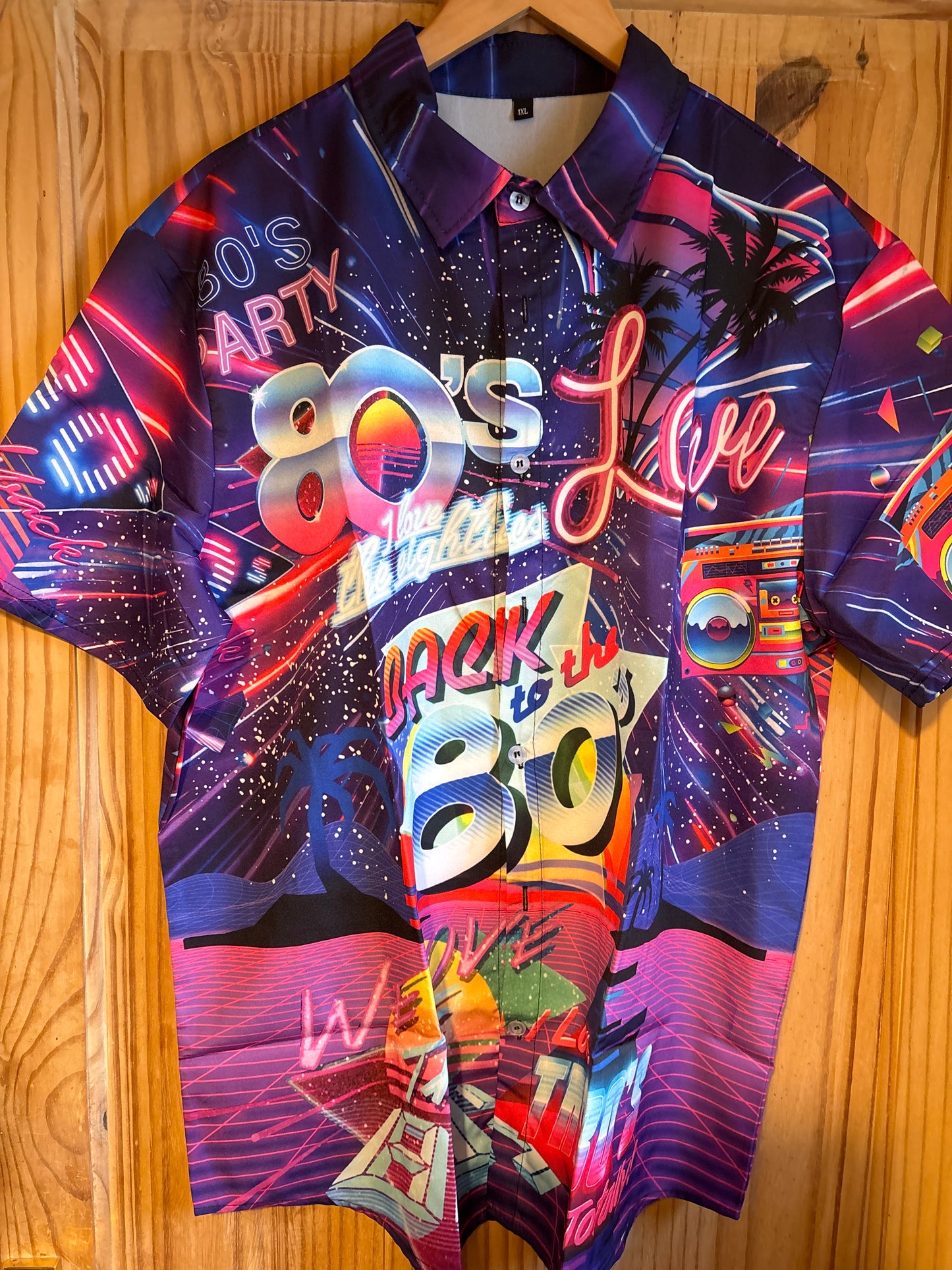 Back to the 80s disco shite Hawaiian Shirt 2XL