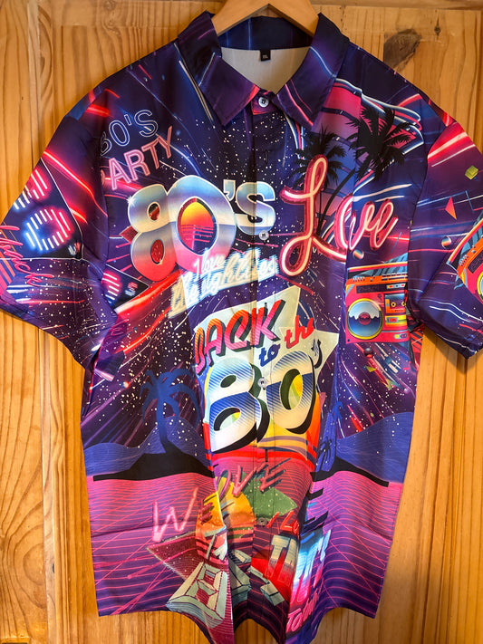 Back to the 80s disco shite Hawaiian Shirt 2XL