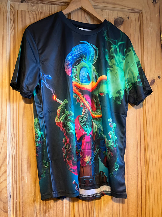 Donald Duck on crack shite t-Shirt