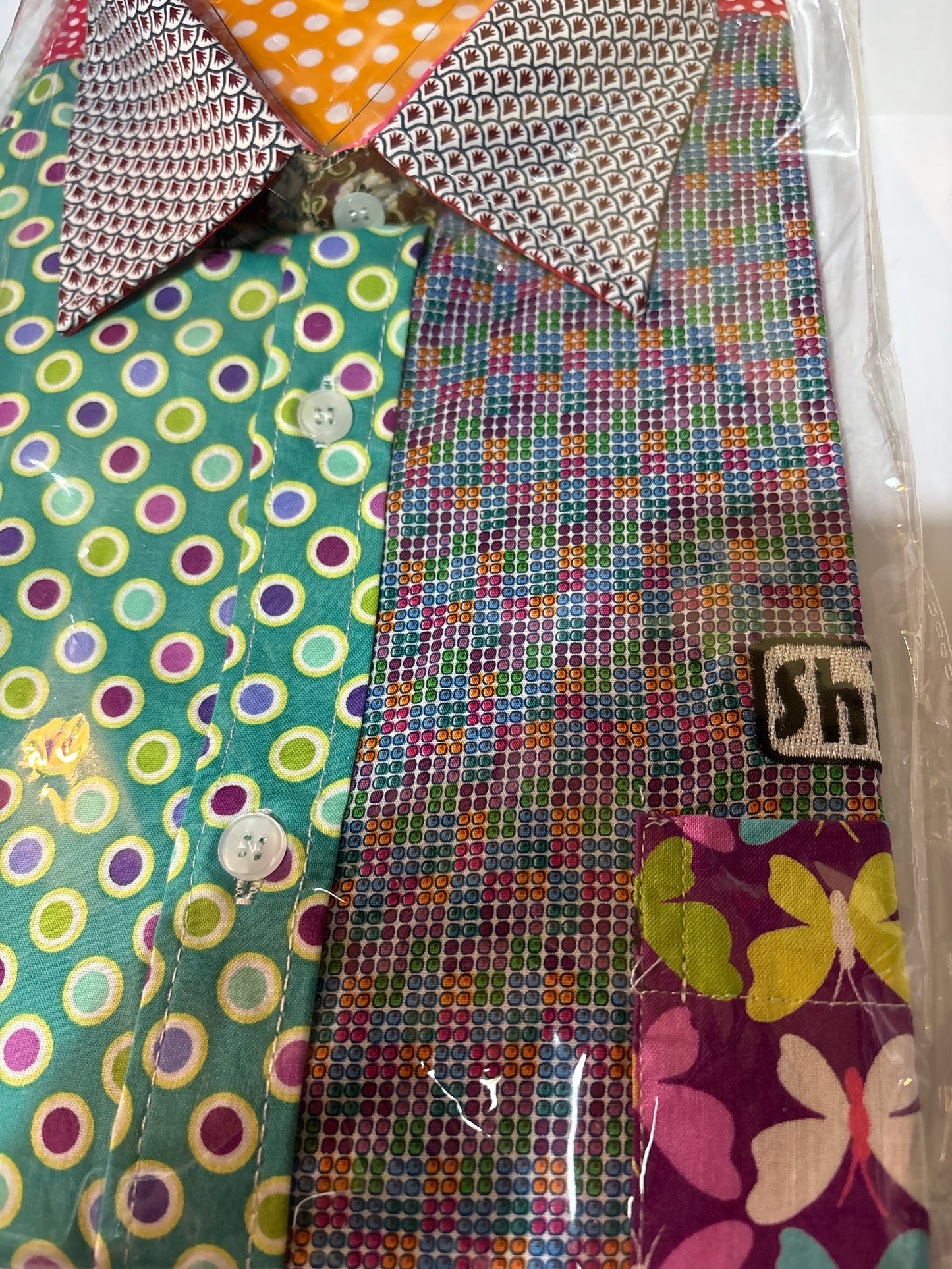 Shite shirts 80s mr tumble colours men’s shirt size large