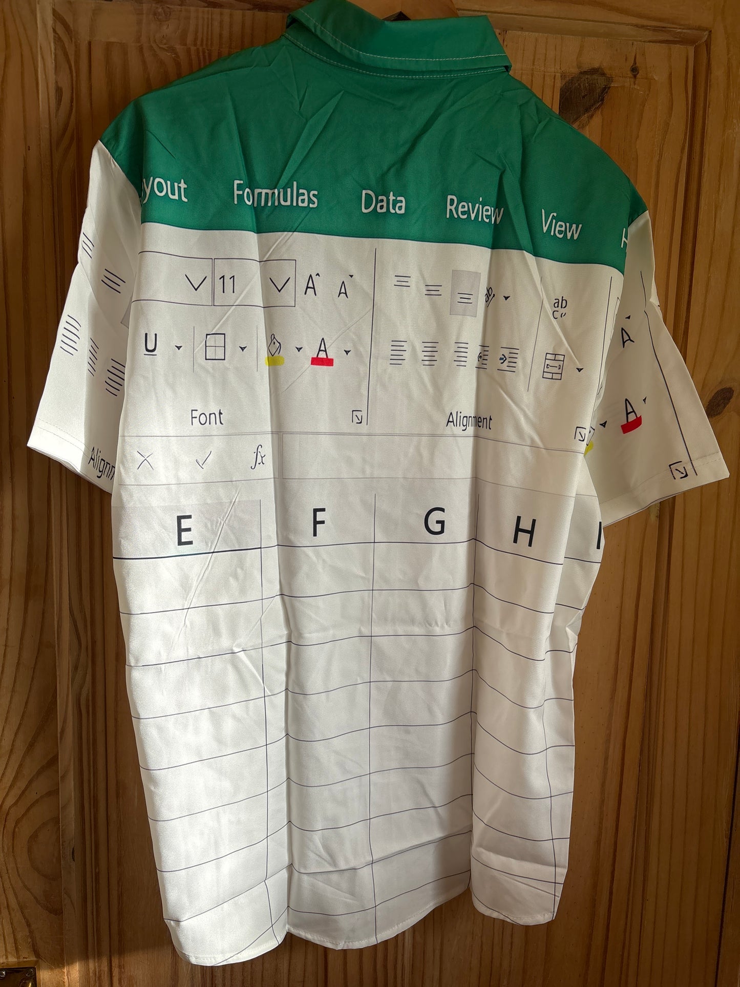 The geek mate excel spreadsheet shite Hawaiian Shirt large