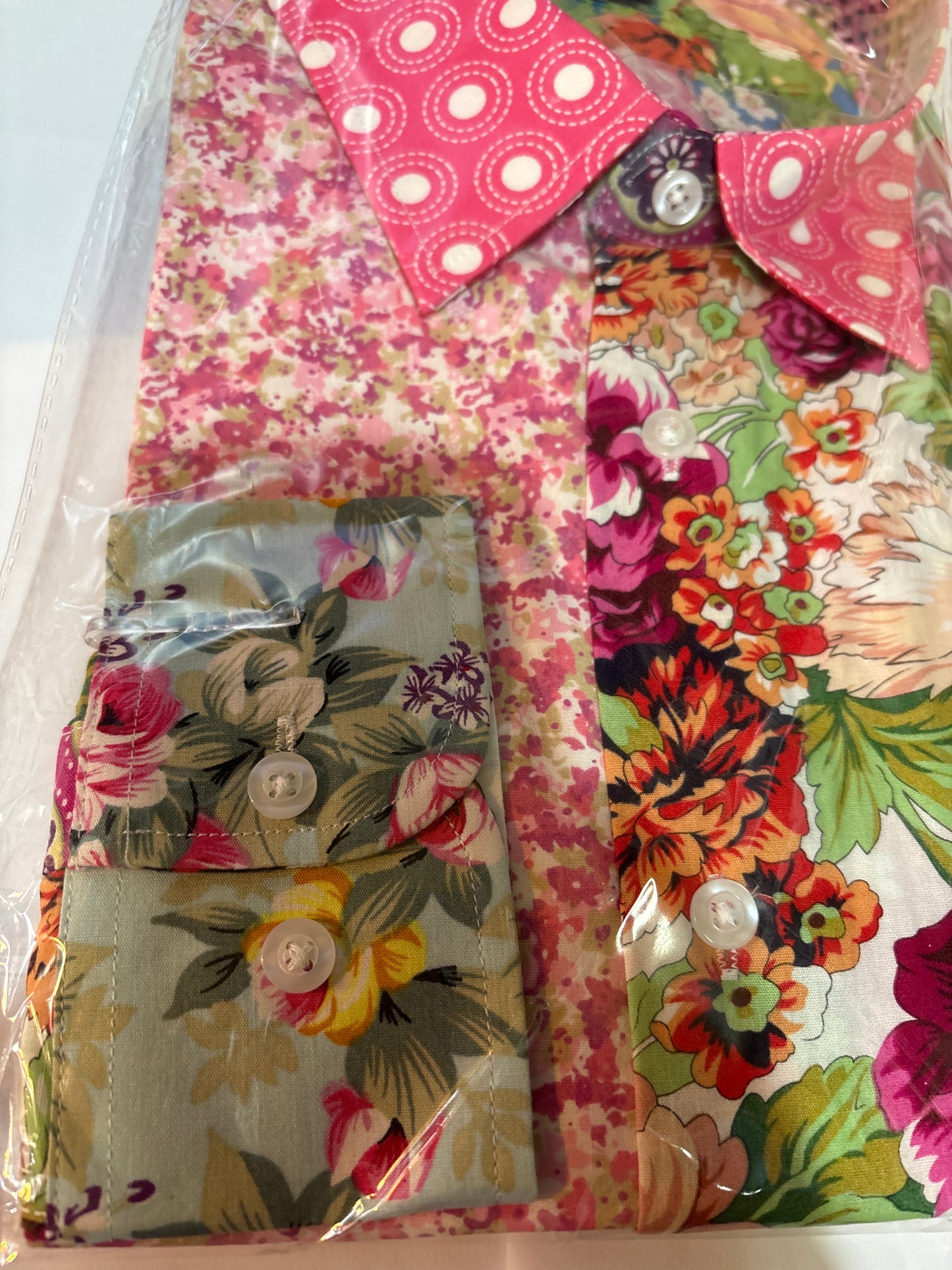 Shite Shirts stag do party Shirt size XL Alfie moon floral shirt