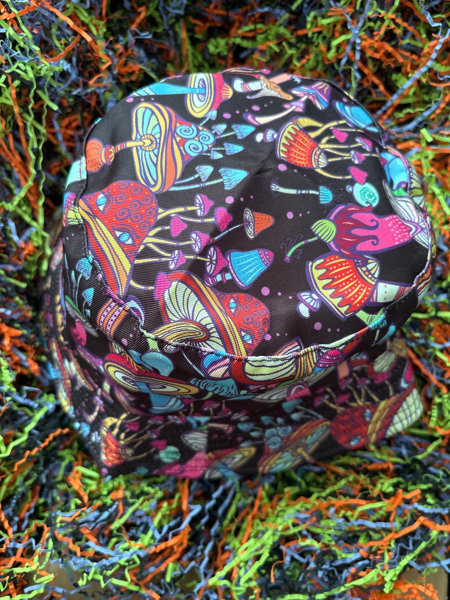 Chapeau Bob Rétro « Trippy » Champignon Magique
