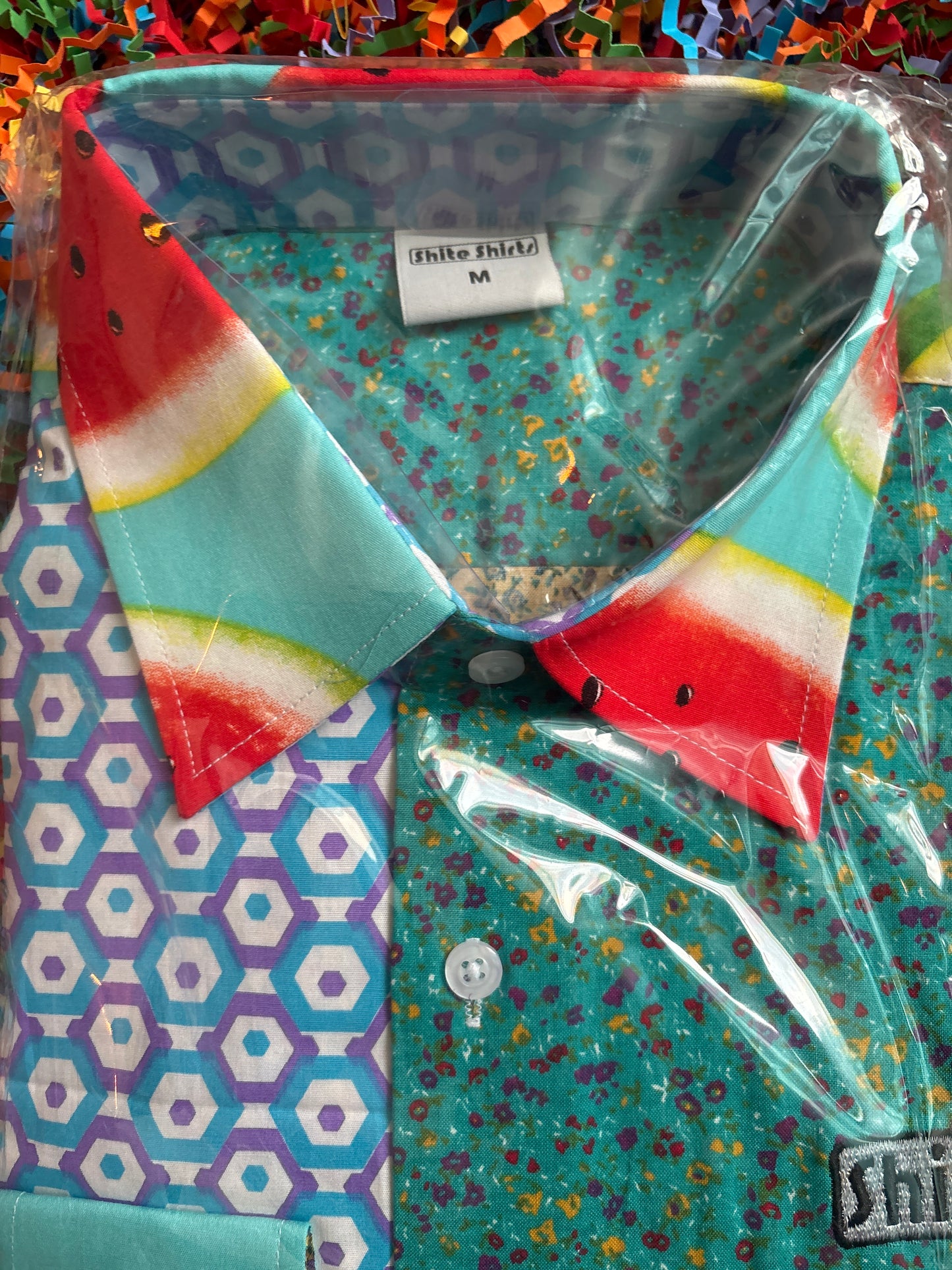 Chemises de merde moyennes pastèque partie chemise amusante