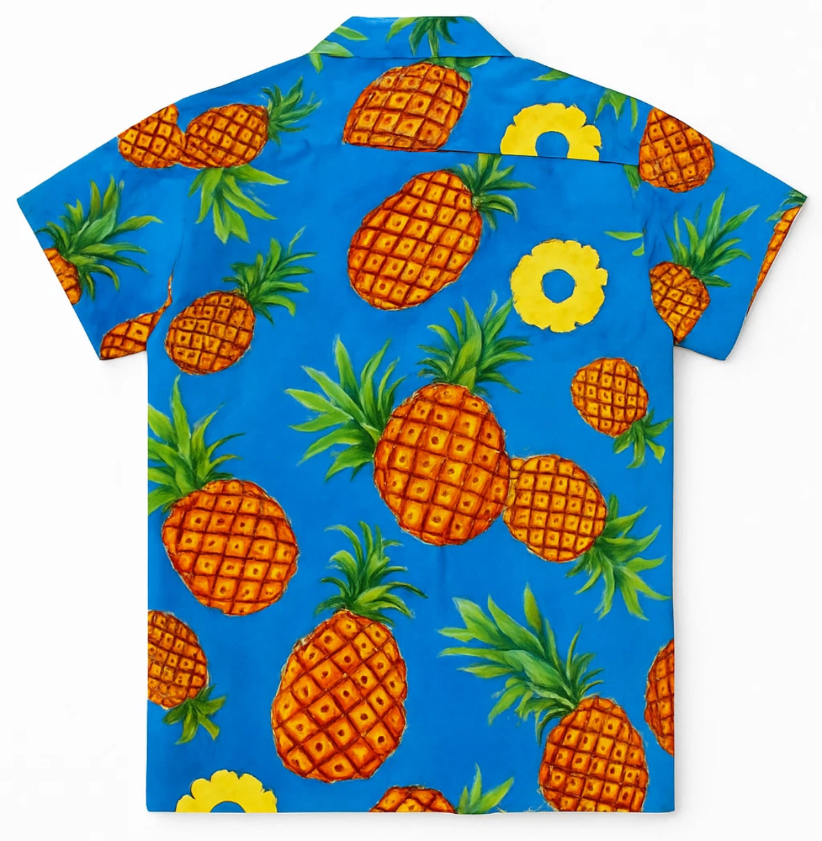 New pineapple with my gammon Hawaiian floral Shirt large