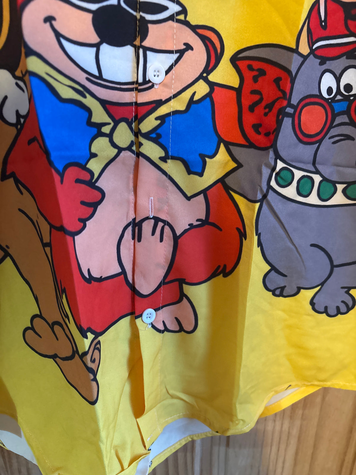 The banana splits yellow one Shite Hawaiian Shirt