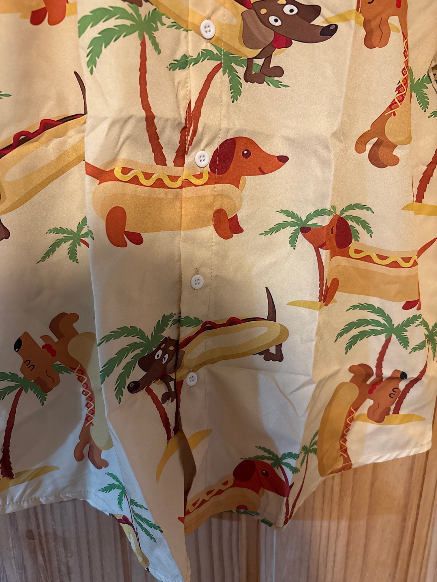 Hot-dogs hot-dogs Chemise hawaïenne merdique