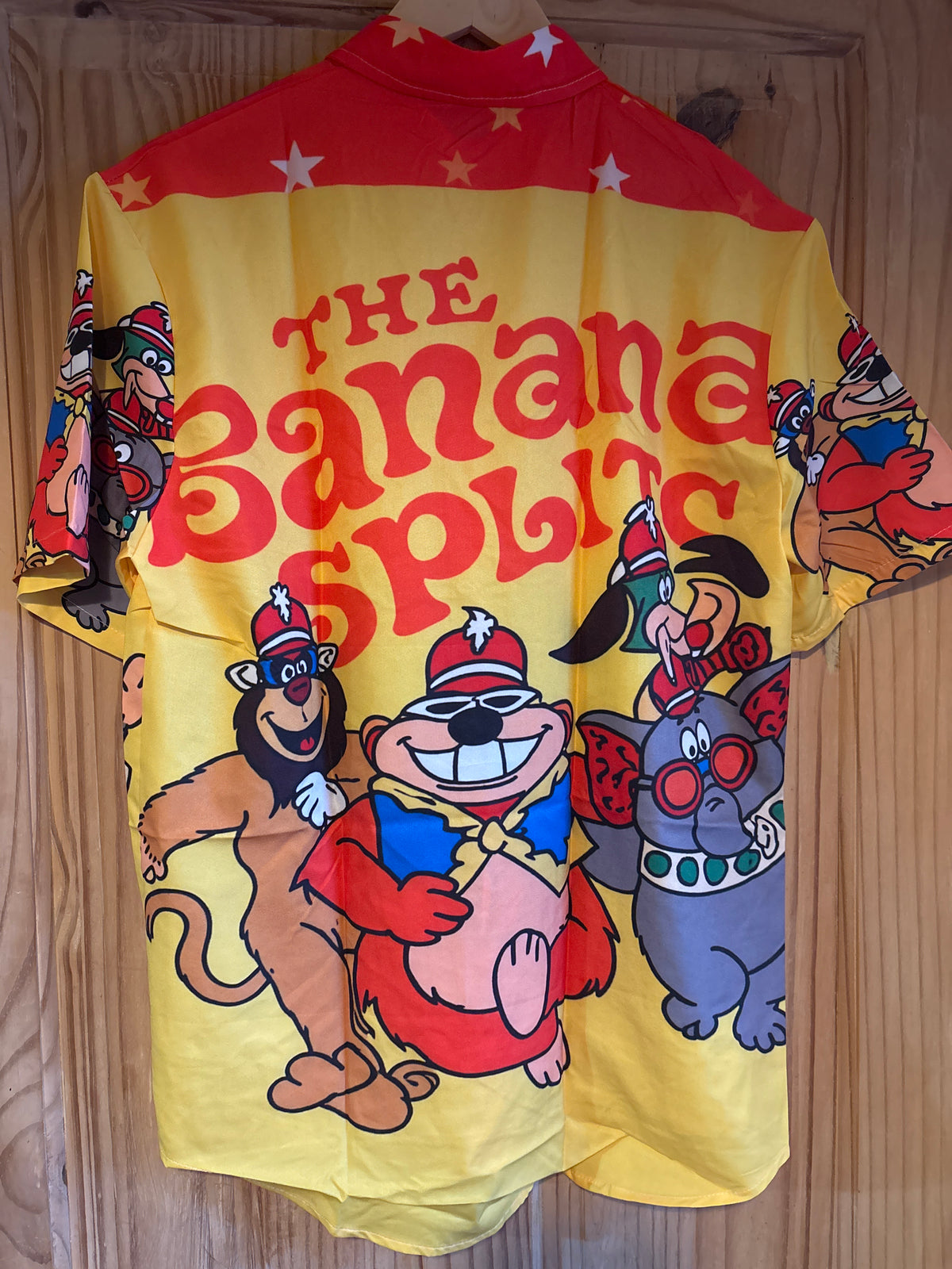 The banana splits yellow one Shite Hawaiian Shirt