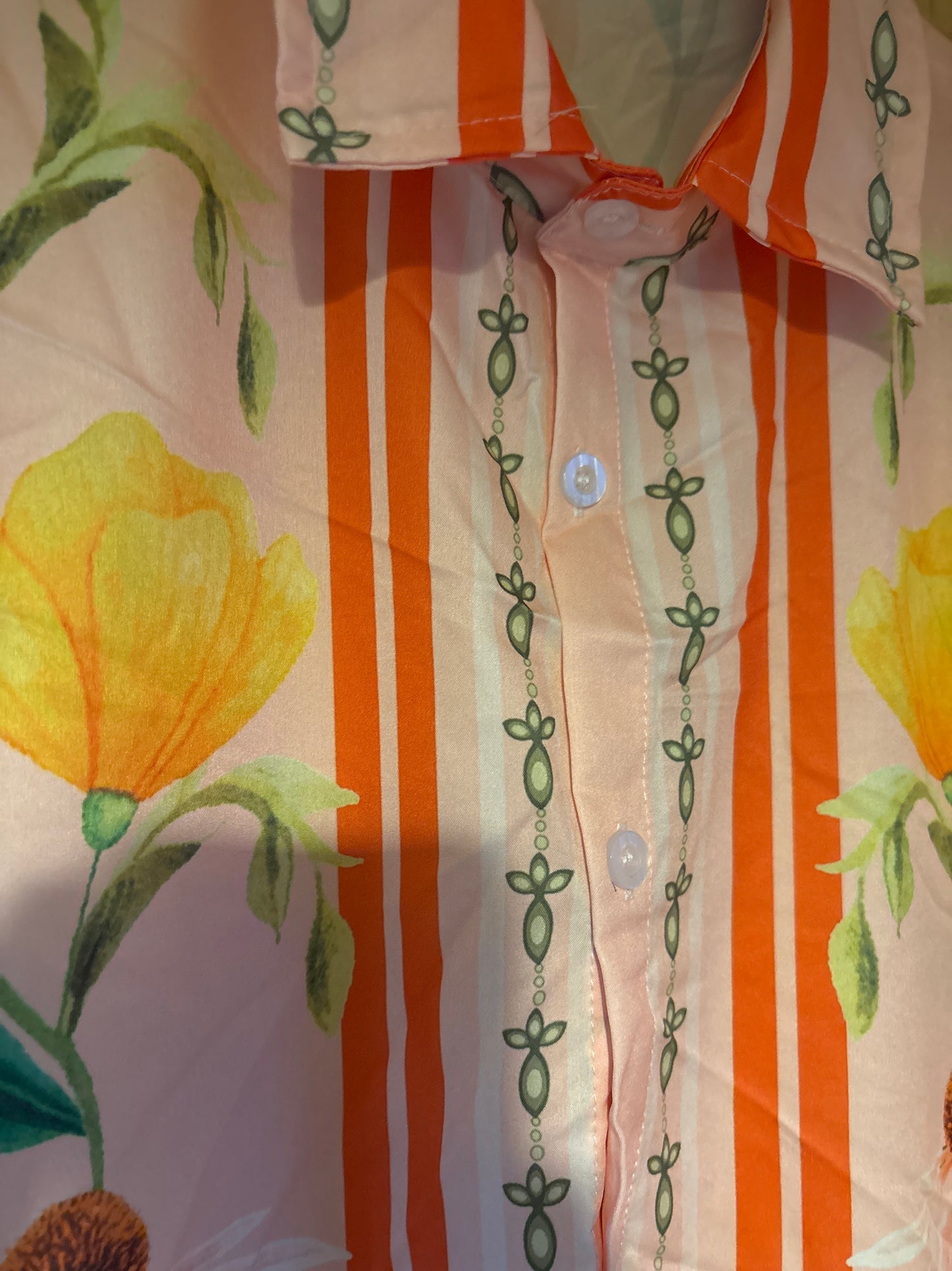 M. Poudre Puff Floral Chemise Hawaïenne Nul
