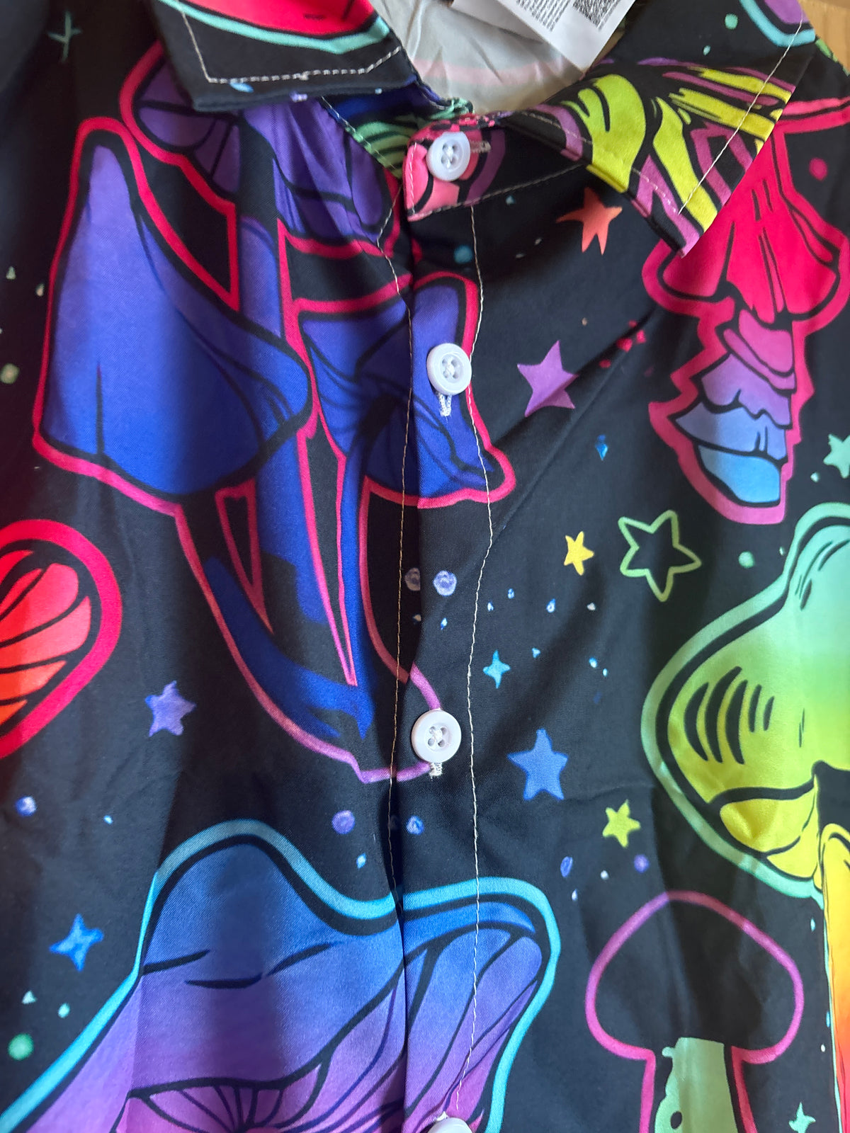 The magic mushroom rave shite Hawaiian Shirt