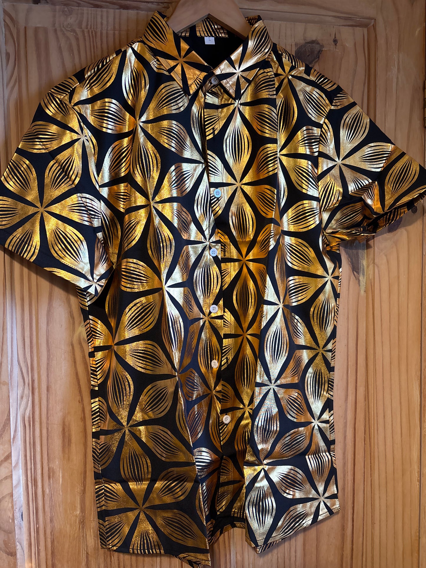 A touch of gold foil shite original party Shirt