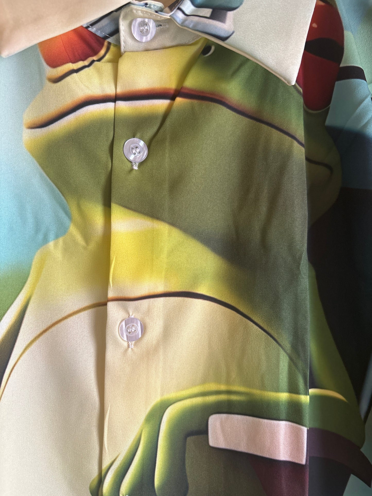 Retired toad from wind in the willows Hawaiian shite Shirt