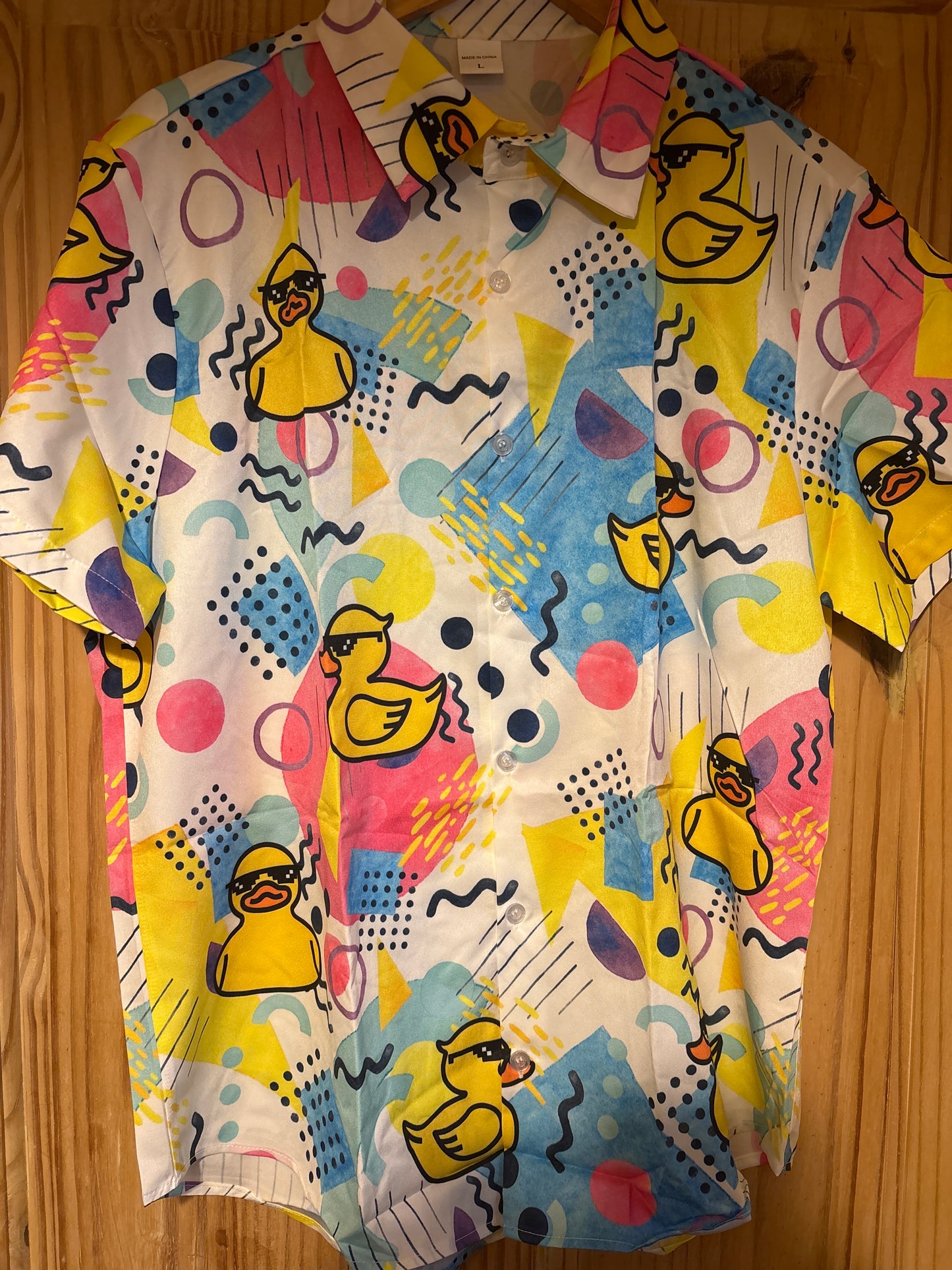 Rubber duck final boss Hawaiian Shirt XL