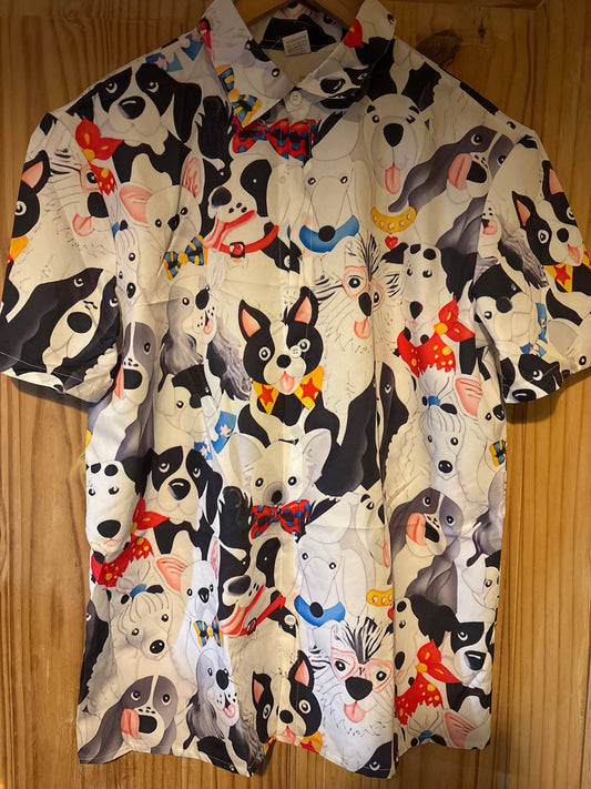 Mans best friend great for attention Hawaiian Shirt