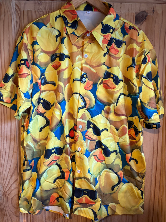 Ibiza final duck boss Hawaiian Shirt 2XL