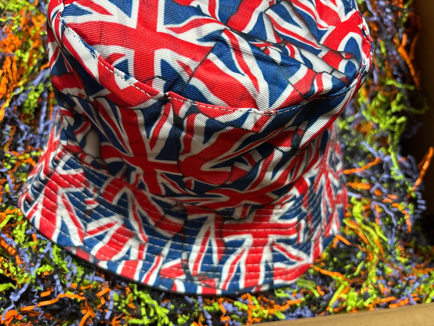 Banned in the uk Union Jack retro Bucket Hat