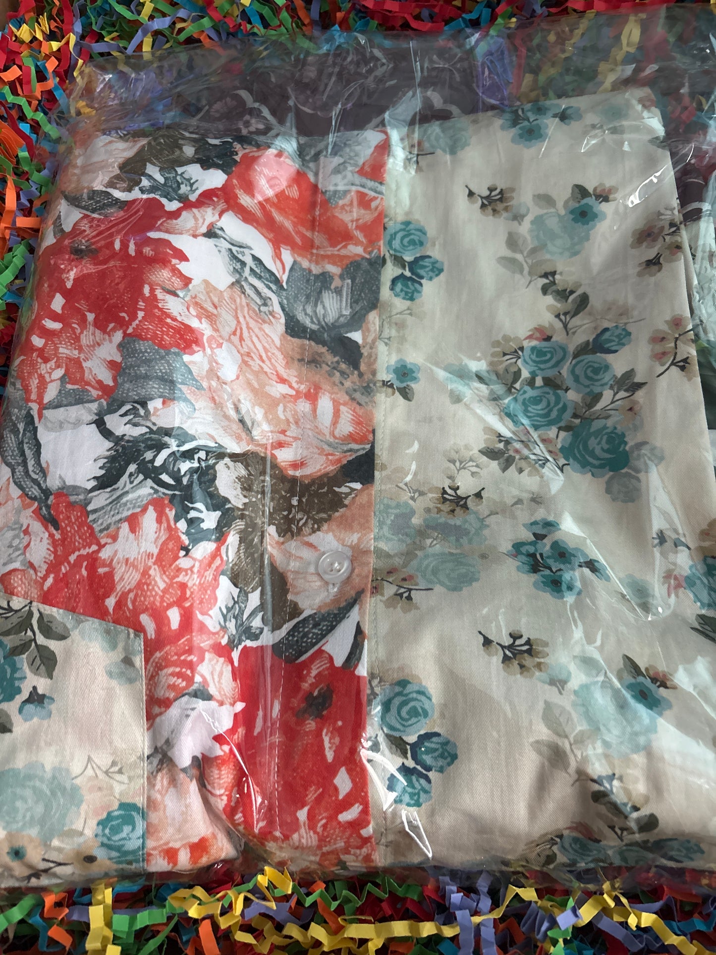 Chemises de merde Chemise taille L le fleuriste chemise florale drôle