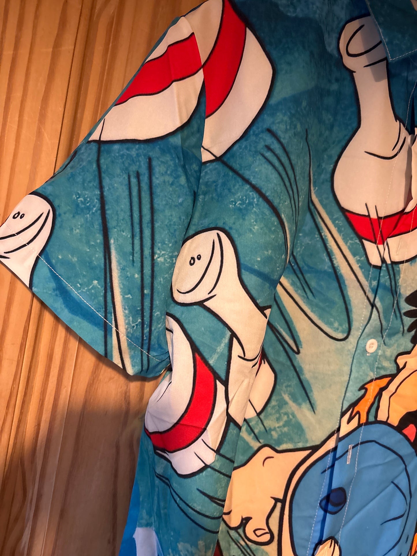 Chemise Hawaïenne "Les Pierrafeu, Fred et Barney pètent les plombs"