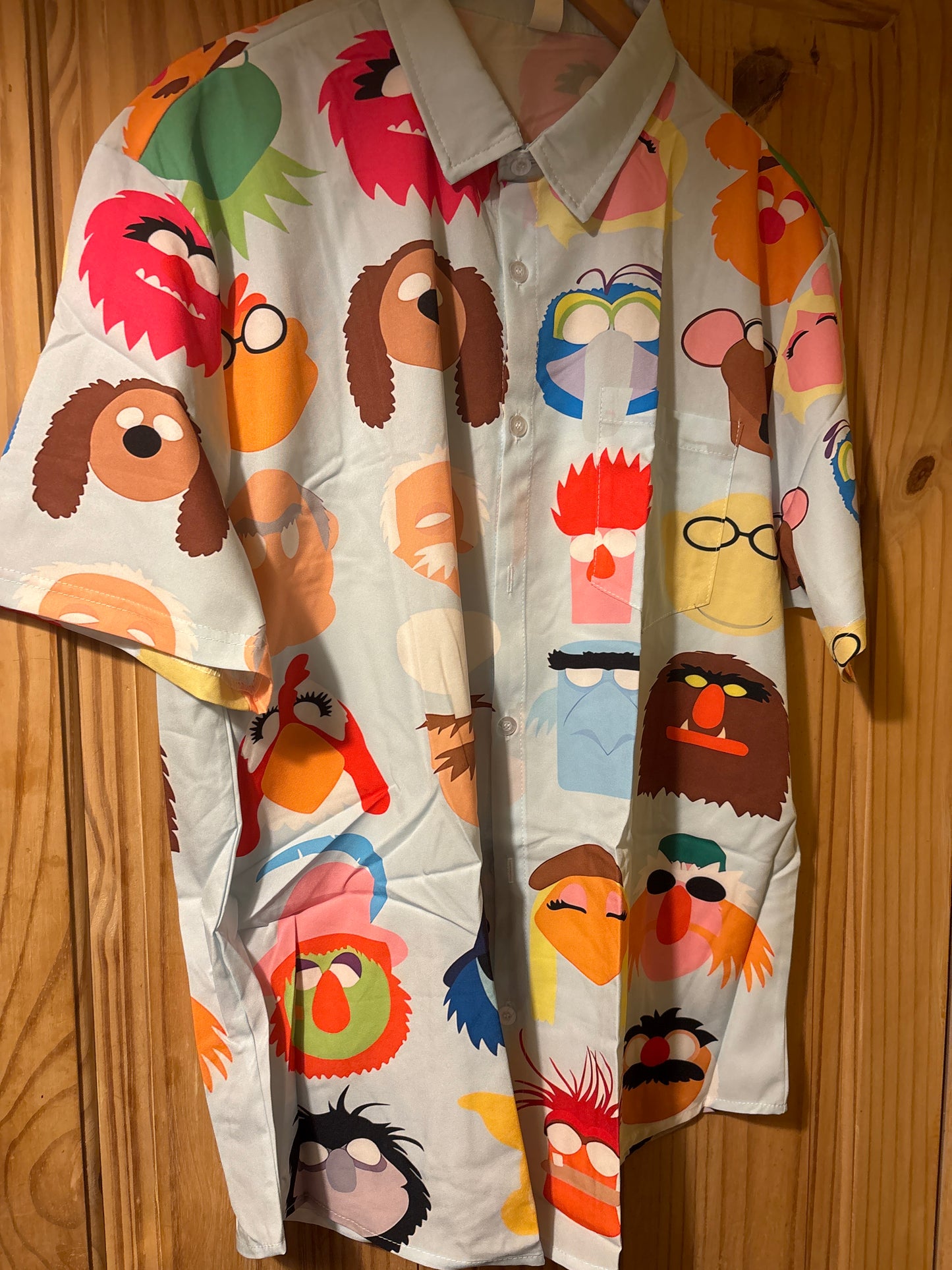 The muppets characters unique shite Hawaiian Shirt
