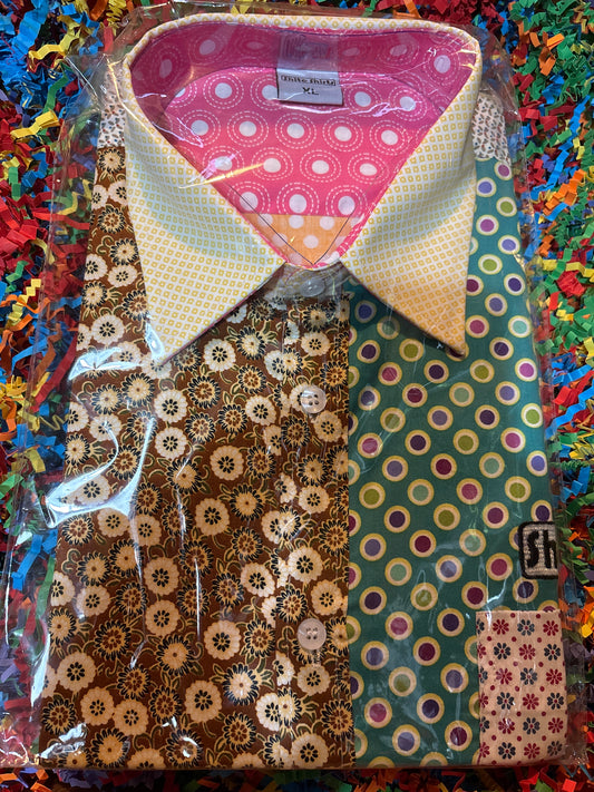 Shite Shirts Shirt size XL mr Green fingers floral shirt