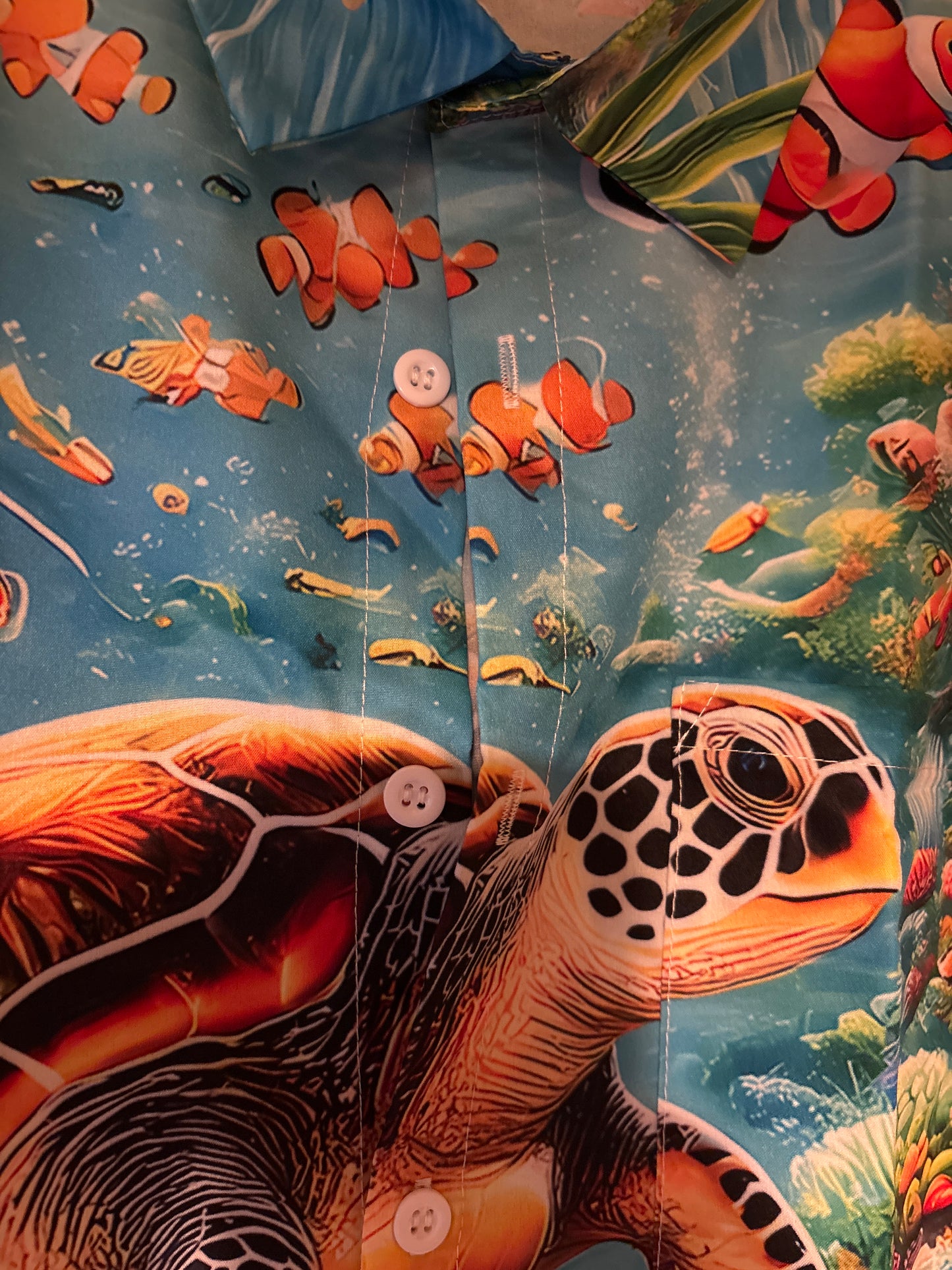 Nemo and friends visit Newquay aquarium shit Hawaiian Shirt