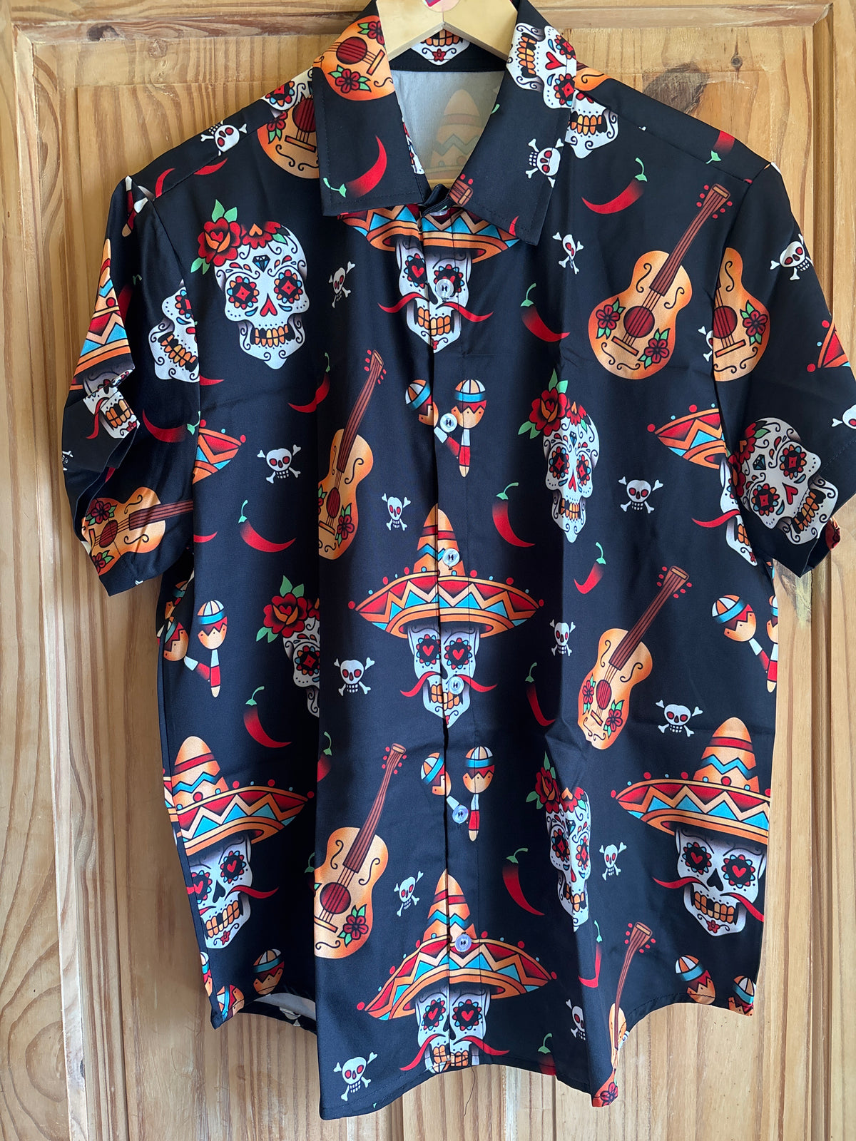 Day of the dead Mexican shite Hawaiian Shirt