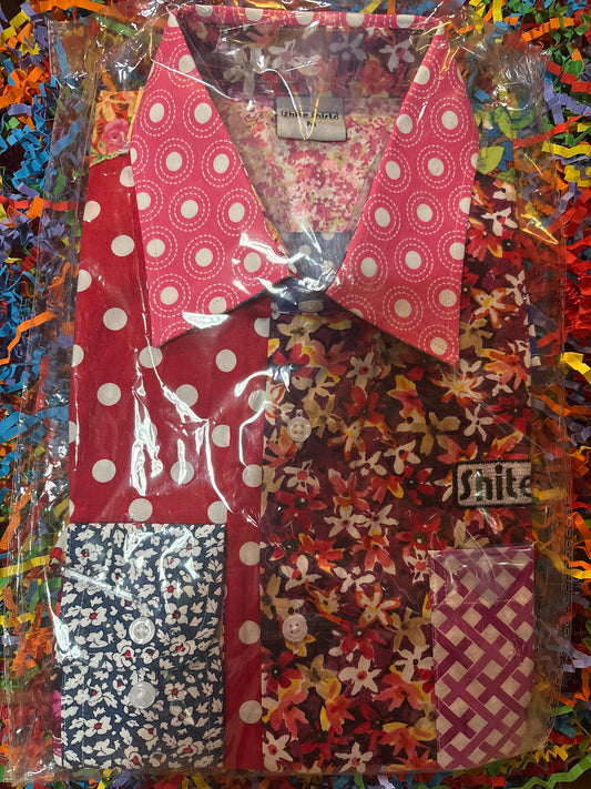 Shite Shirts stag do party Shirt size medium mr green fingers floral shirt