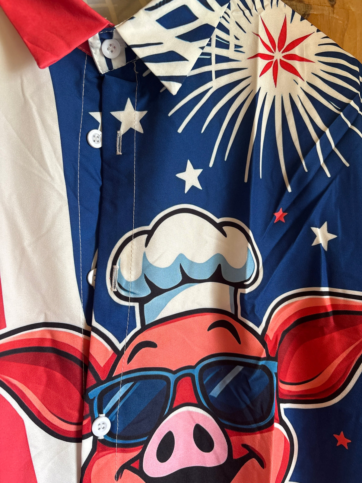 The bbq king shite Hawaiian Shirt