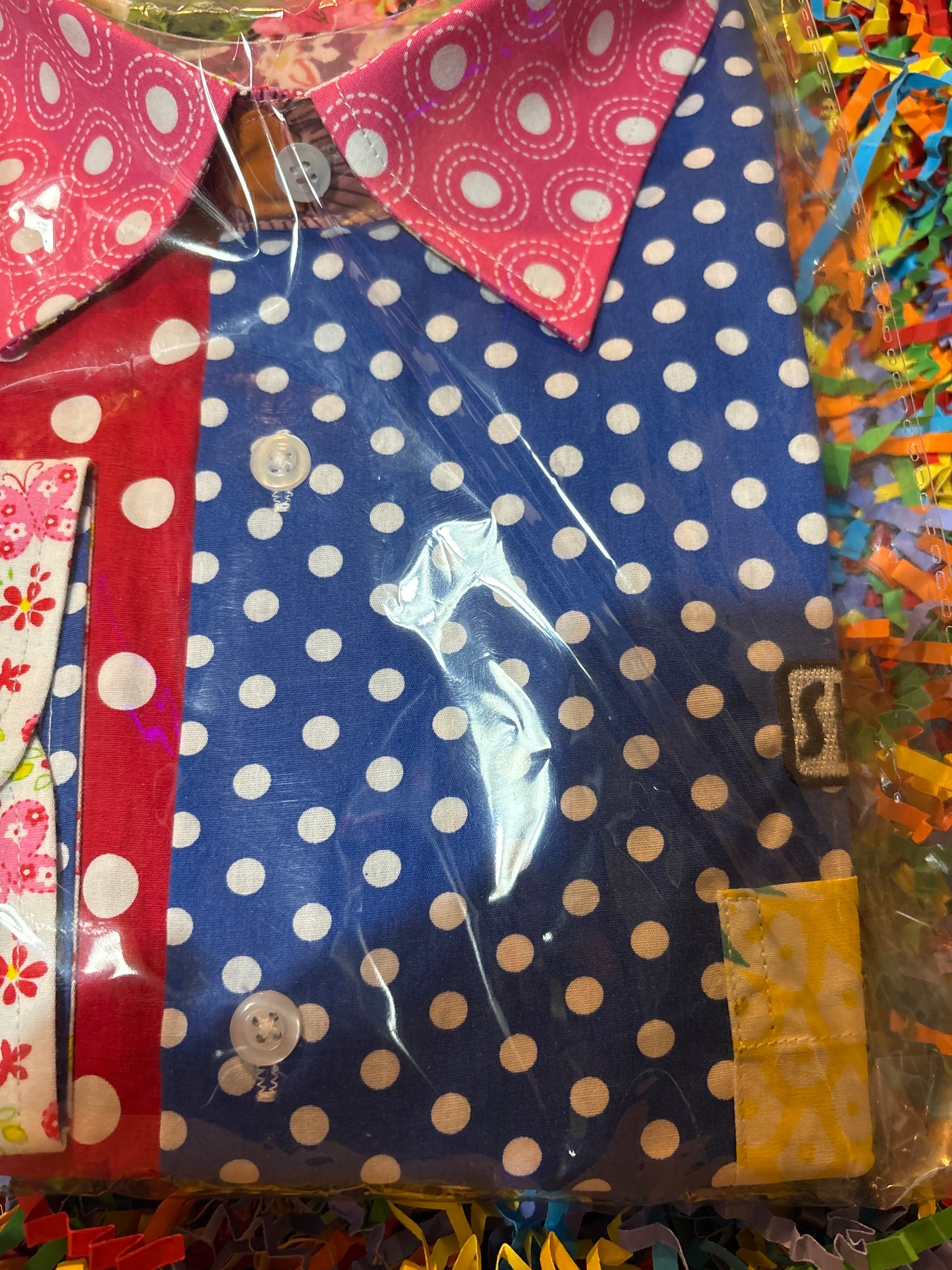 Shite Shirts cotton Shirt size 2XL mr spotty with a twist