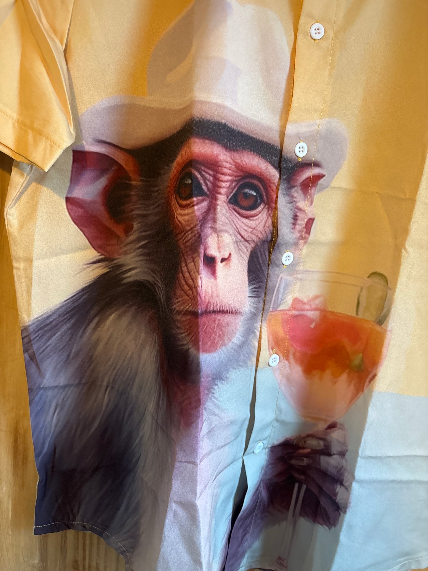 Retired monkey from the hangover series Hawaiian shit Shirt