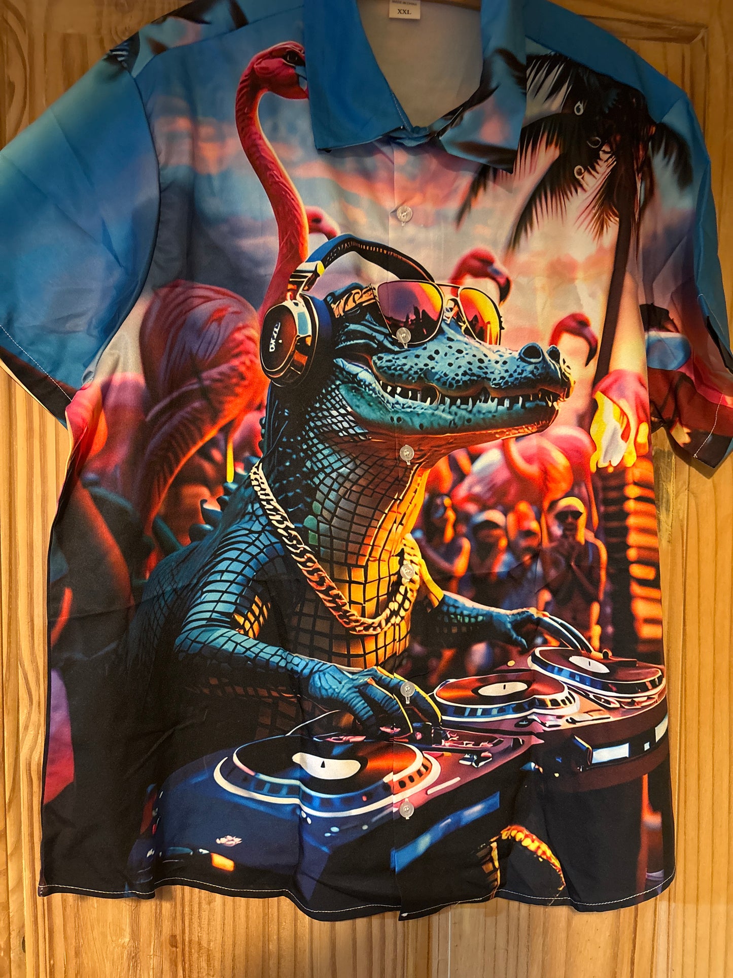 DJs a croc of shit Hawaiian Shirt