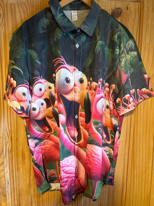 What the cluck shite Hawaiian Shirt shit shirt XL
