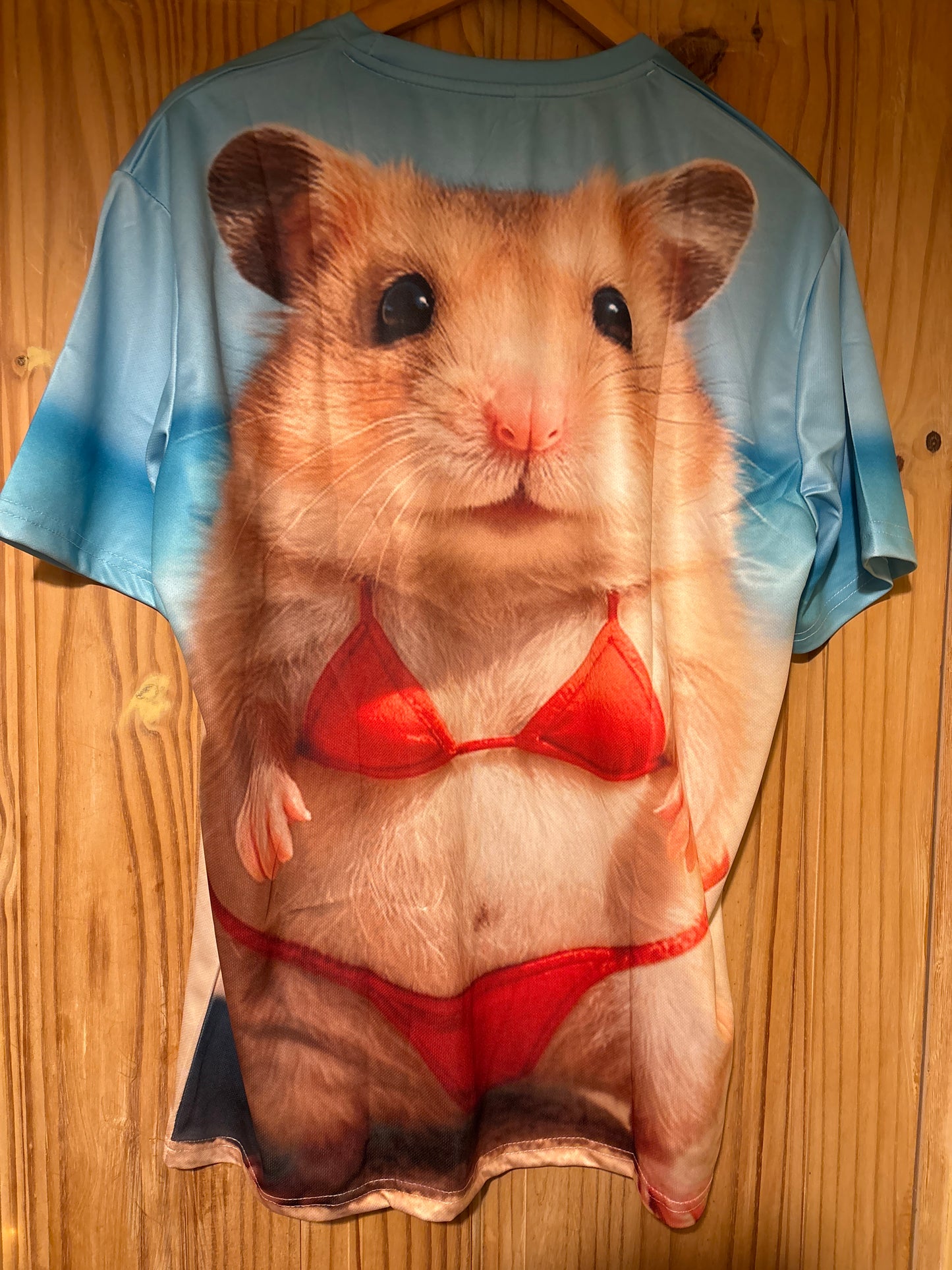 Hamster at the beach 3D shite t-Shirt