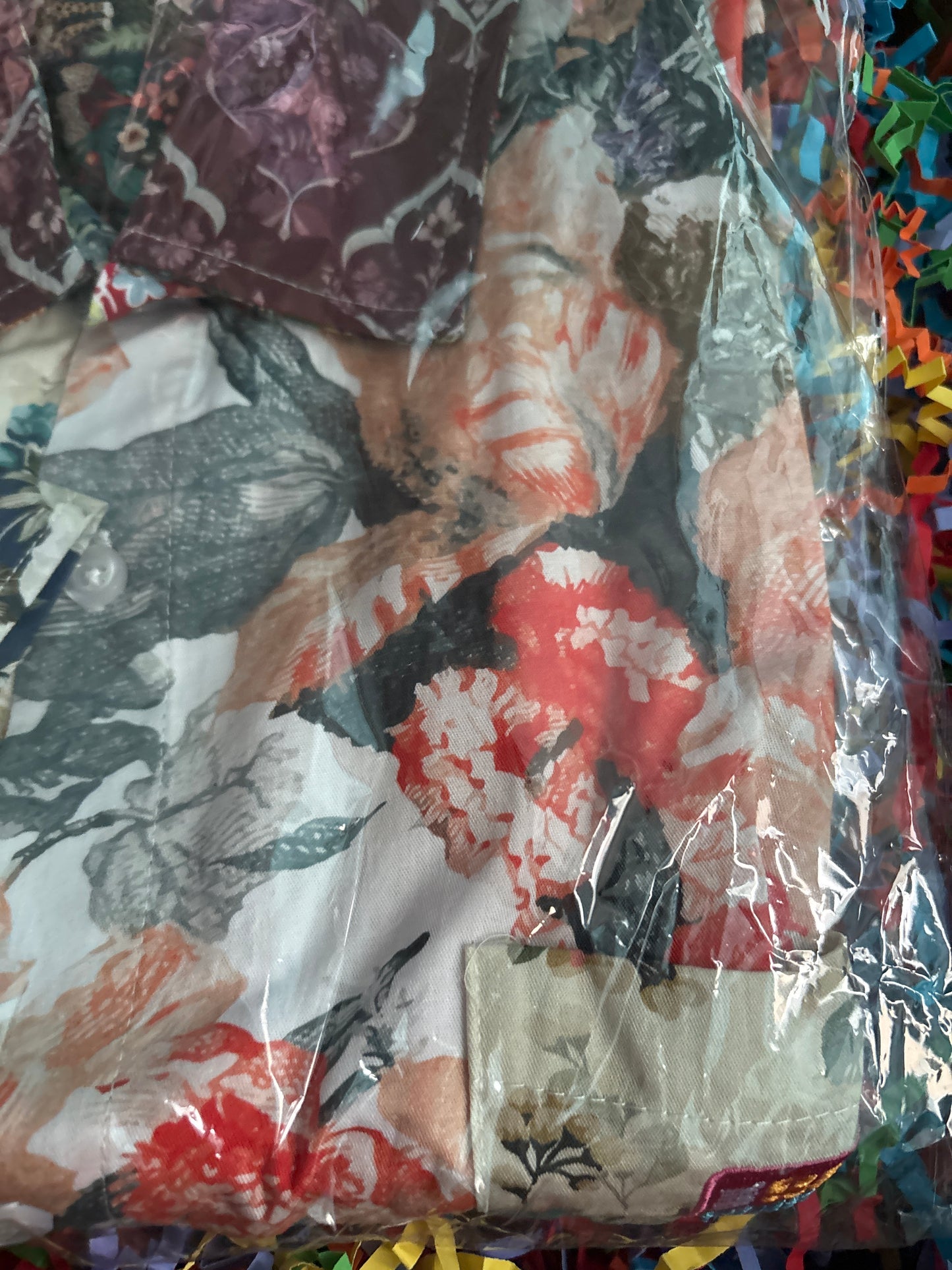 Chemises de merde Chemise taille L le fleuriste chemise florale drôle